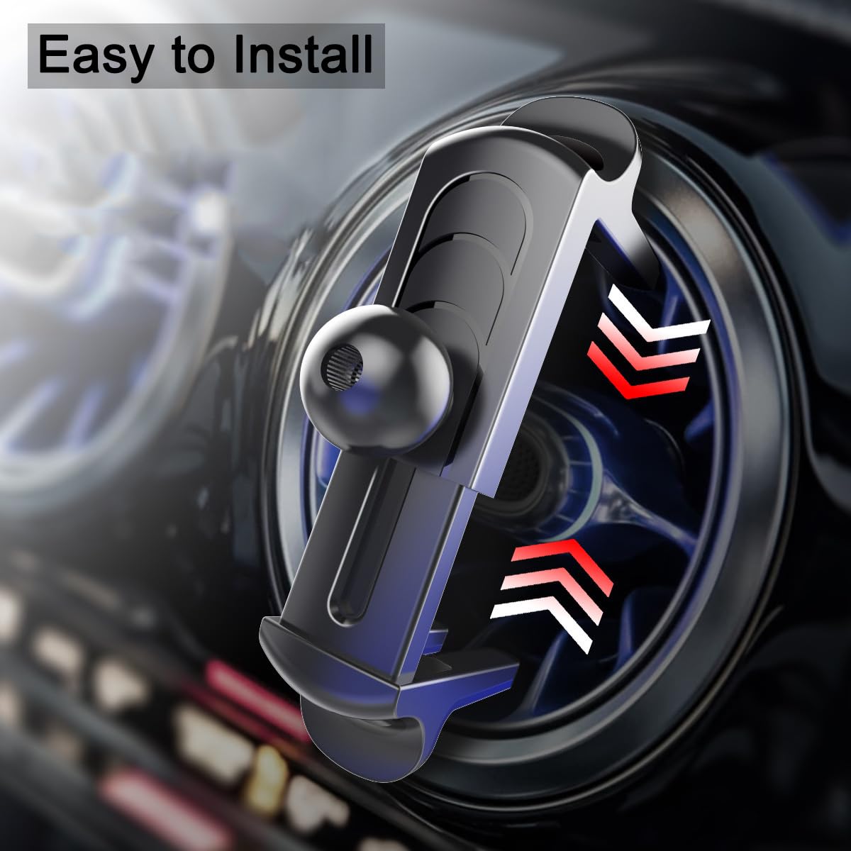 Szyuchen Car Cell Phone Holder Mount For Jeep Wrangler (2007-2024) Jl Jk 4Xe Gladiator (2020-2024) Rubicon Sahara Jku Sport S Mo