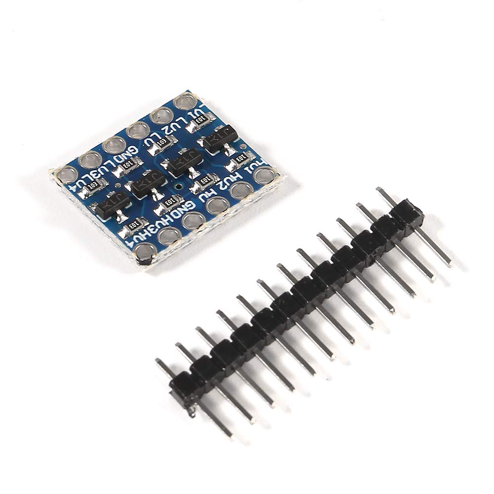 Aceirmc 12Pcs 4 Channels Iic I2C Logic Level Converter Bi-Directional Module 3.3V To 5V Shifter For Arduino