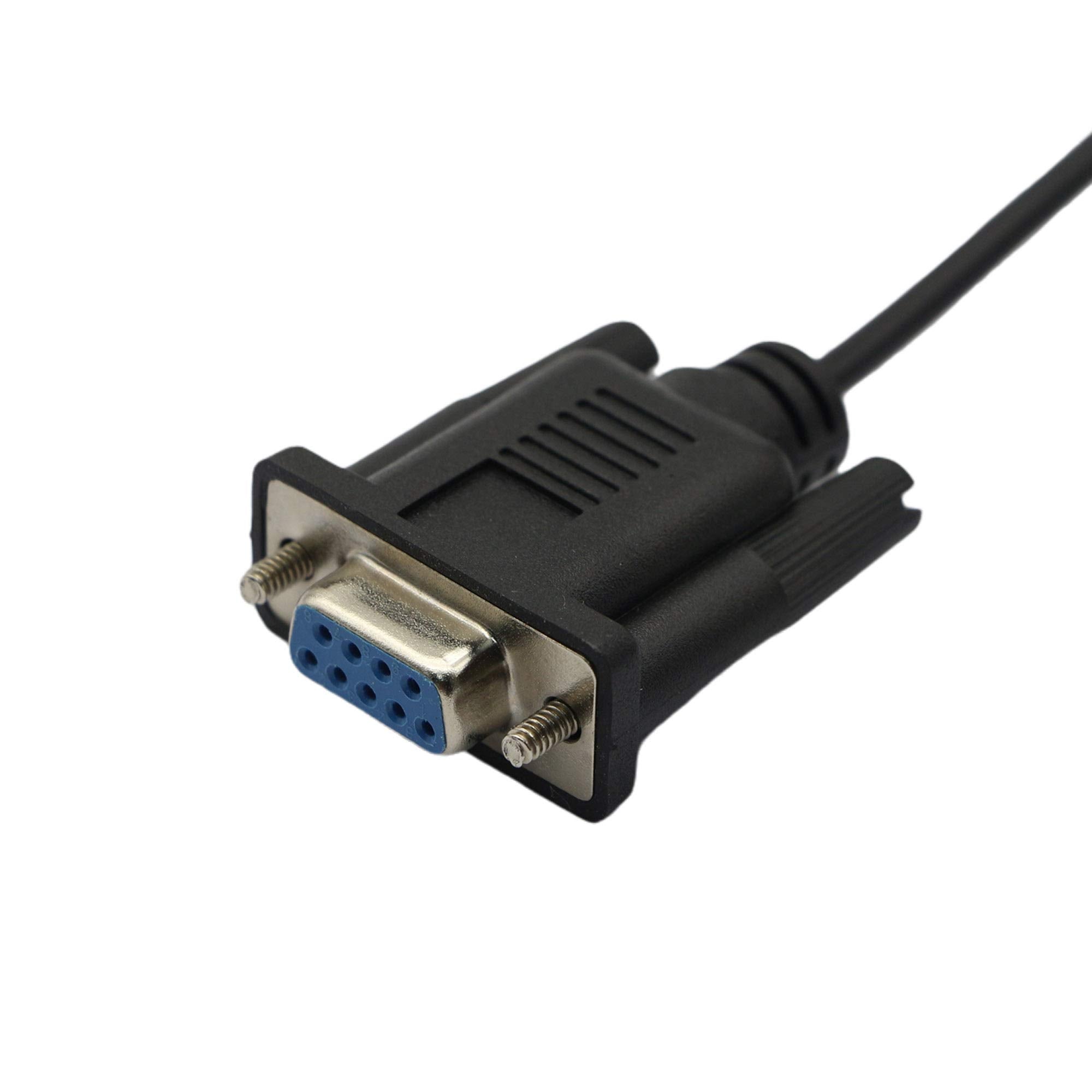 Gintooyun Db9 Female To 2.5Mm,Stereo 2.5 Mm Jack To Db9-F 9Pin Rs232 Serial Port Converter Cable