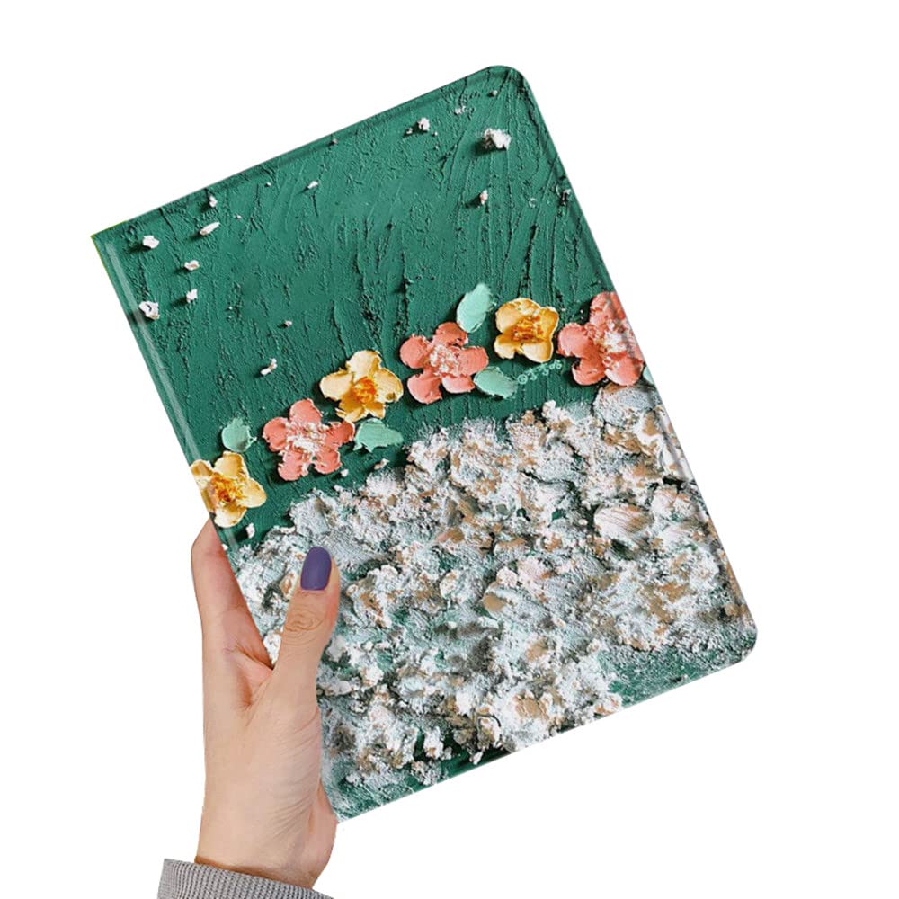 Kaitesi Floral Case Compatible With Ipad Air 11 Inch M2 Ipad Air 5Th 4Th Generation 10.9 Inch Case Flower Pattern Cute Slim Leat