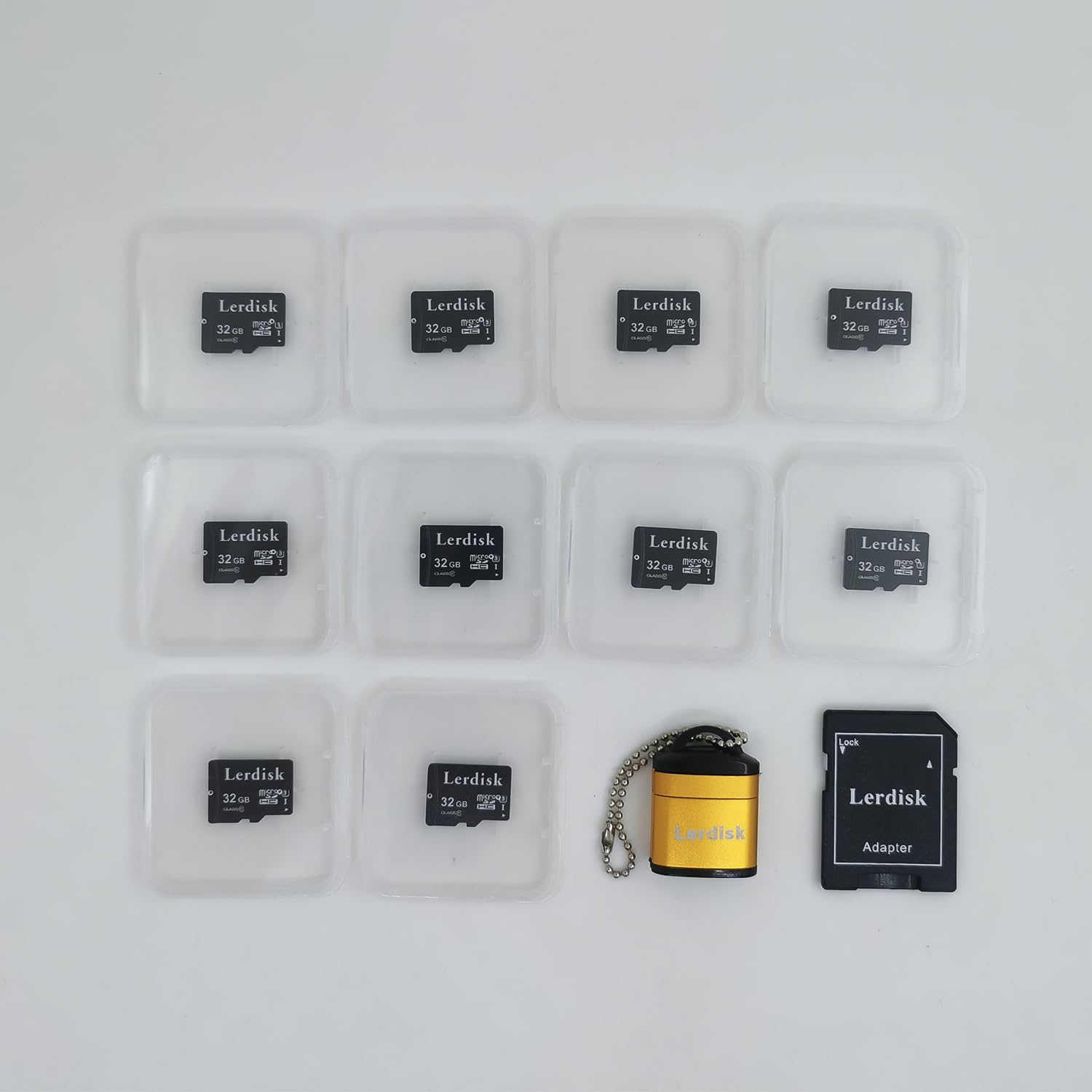 Lerdisk Factory Wholesale Micro Sd Card 32Gb U3 Pack Of 10 In Bulk Micro Sdhc With Sd Adapter Produced By Authorized Licencee(32