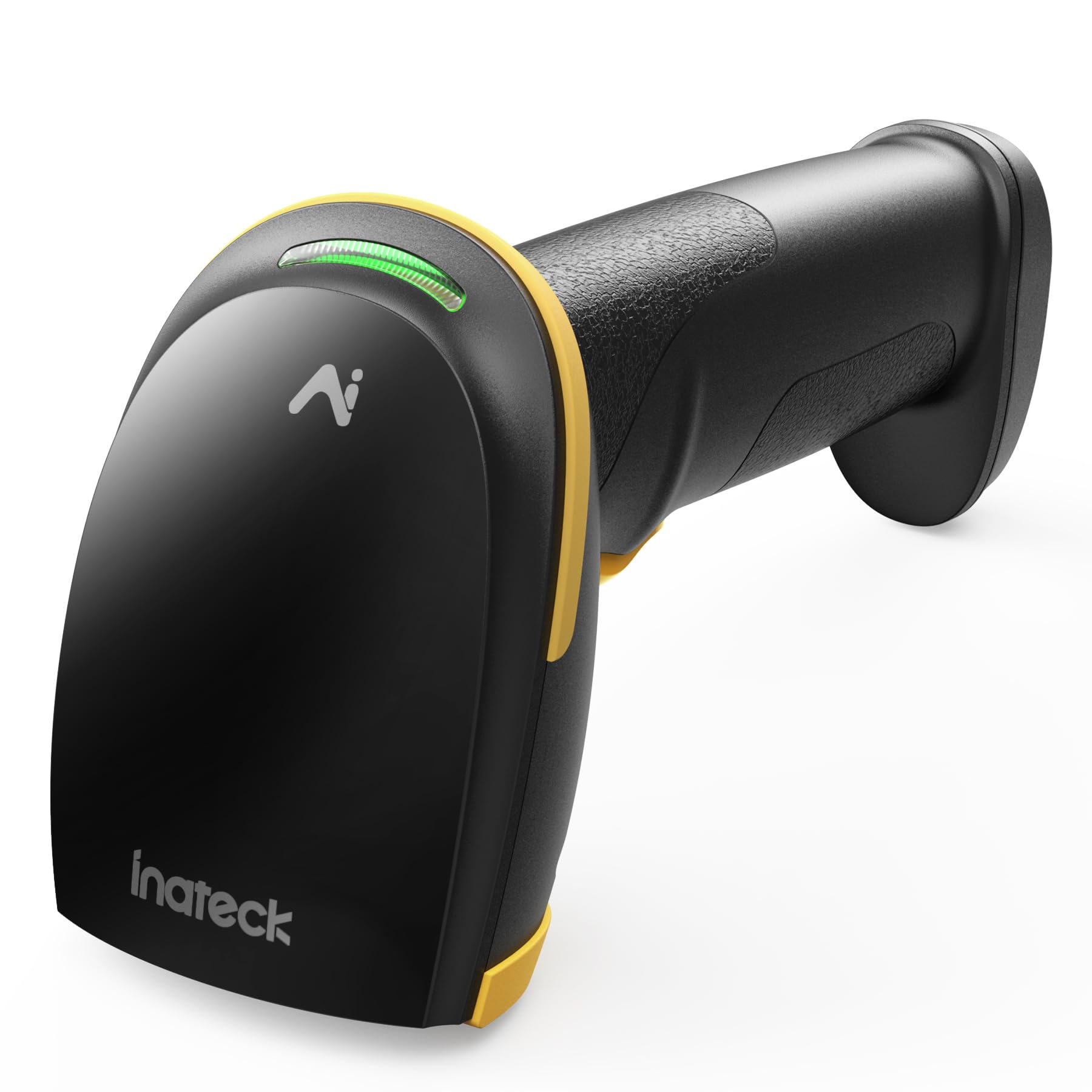 Inateck AI Barcode Scanner Bluetooth, 1D Handheld Scanner Wireless, Handheld Scanner with APP and SDK, 1 Charge 3 Months, BCST-2