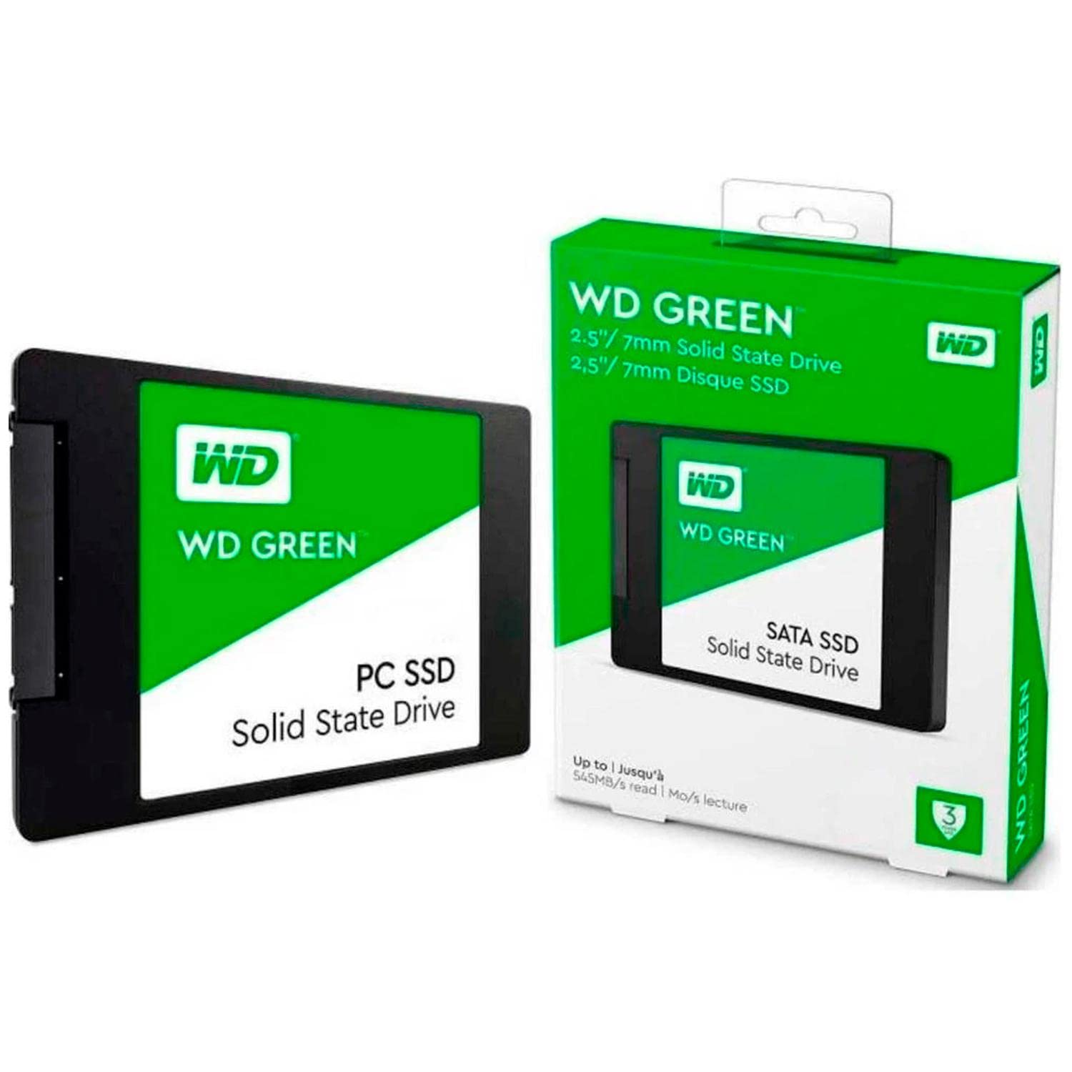 Western Digital 240Gb Wd Green Internal Pc Ssd Solid State Drive   Sata Iii 6 Gb/S, 2.5''/7Mm, Up To 550 Mb/S   Wds240G2G0A