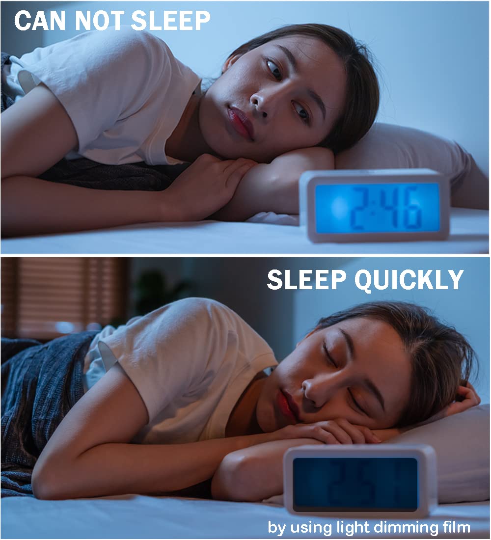 11.8X8.2 Inches Light Dimming Stickers Adhesive Film Light Blocking Cover Filter For Electronics, Alarm Clock, Monitor, Led Ligh