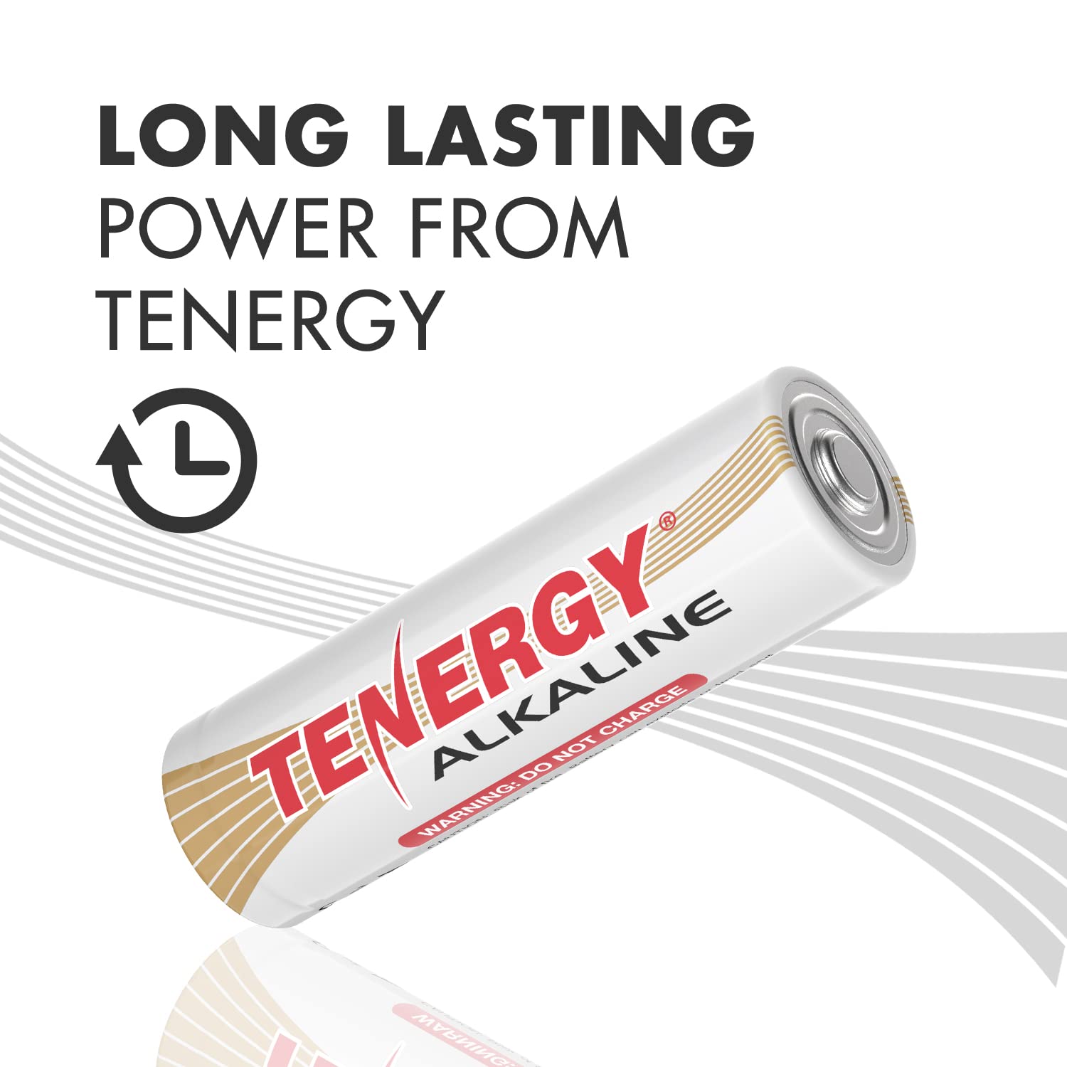 Tenergy 1.5V Aa Alkaline Battery, High Performance Aa Non Rechargeable Batteries For Clocks, Remotes, Toys & Electronic Devices,