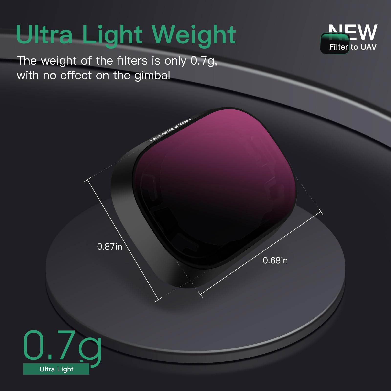 Mingven Mini 4 Pro Nd Filters Set, 6 Pack   (Cpl, Nd8, Nd16, Nd32, Nd64, Nd256) Neutral Density Filter Compatible With Dji Mini