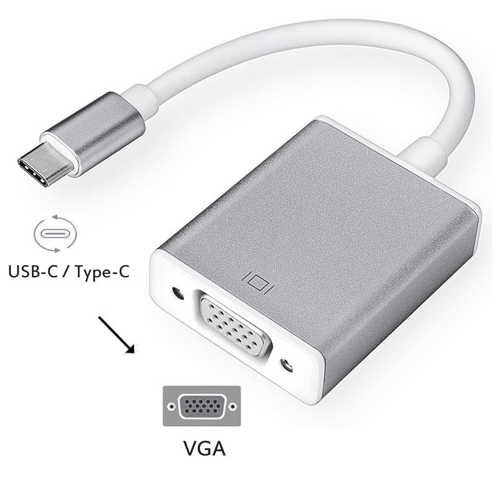Bincolo Usb C To Vga Adapter, 1920X1200 Resolution, Plug & Play, Compatible With Mac Os, Windows, Chromebook, Ipad Pro, Surface Book 2, Hp Elitebook, Acer Switch Alpha 1
