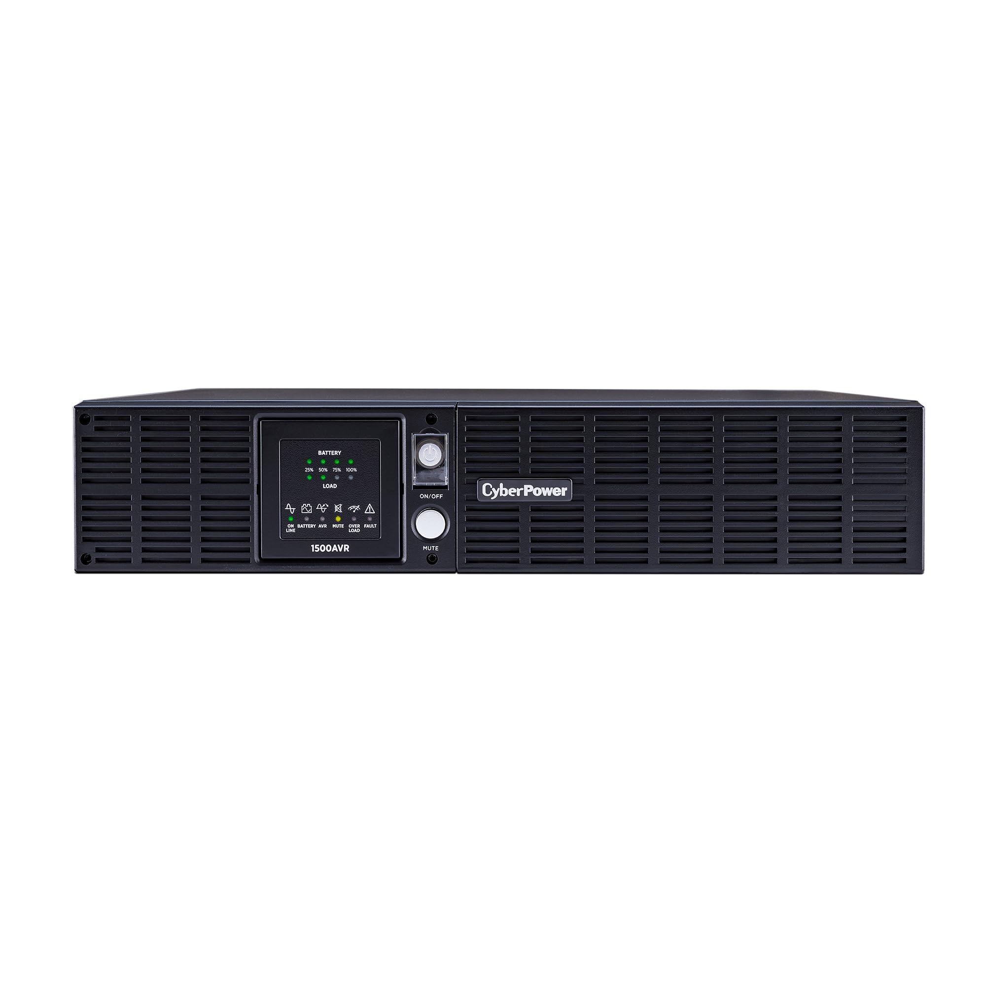 Cyberpower Cps1500Avr Smart App Lcd Ups System, 1500Va/900W, 8 Outlets, Avr, 2U Rack/Tower