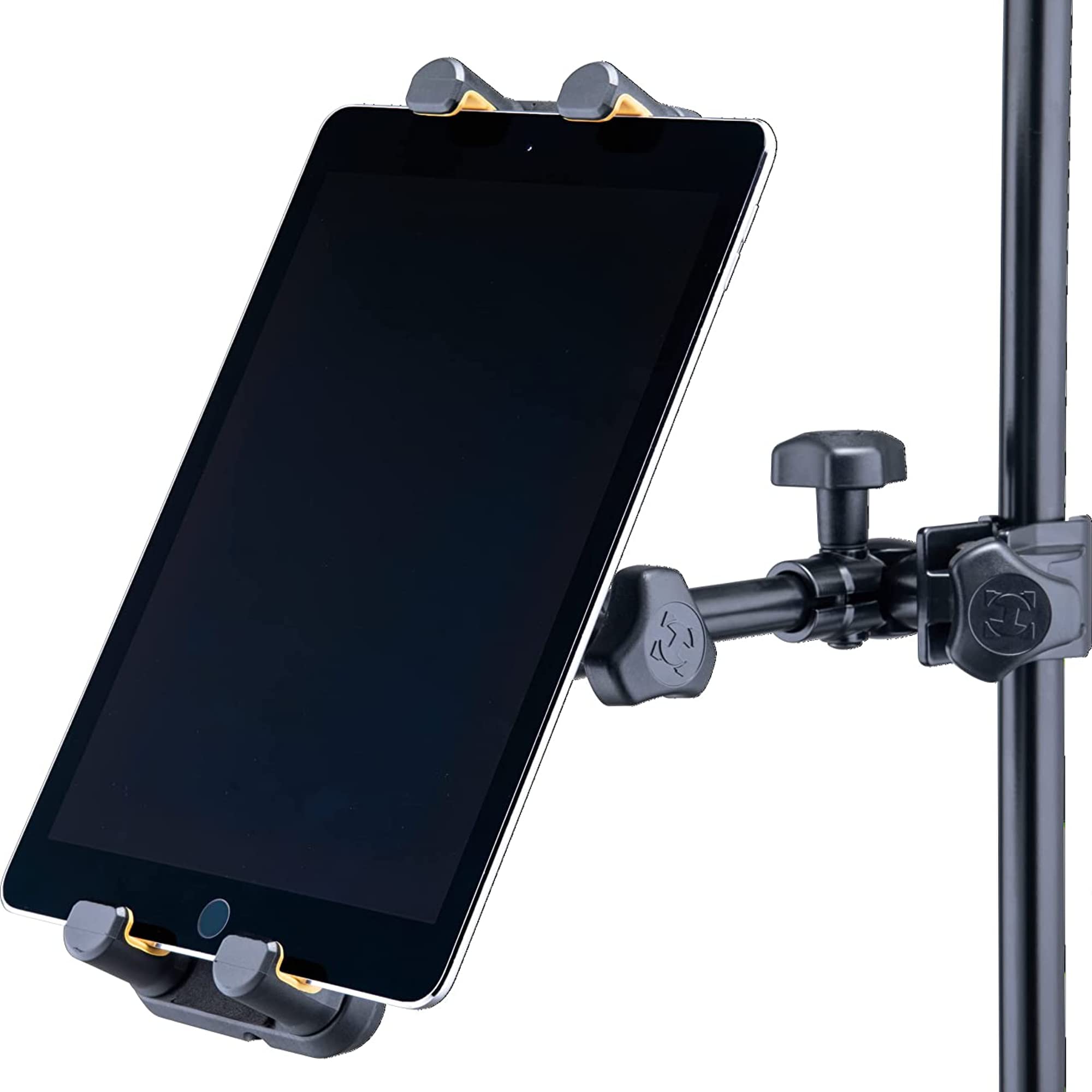 Hercules Dg307B Adaptive Series 2 In 1 Smartphone/ Tablet Holder, 6.1    To 13   , Attaches To Desk, Round & Square Tubes, W/ A