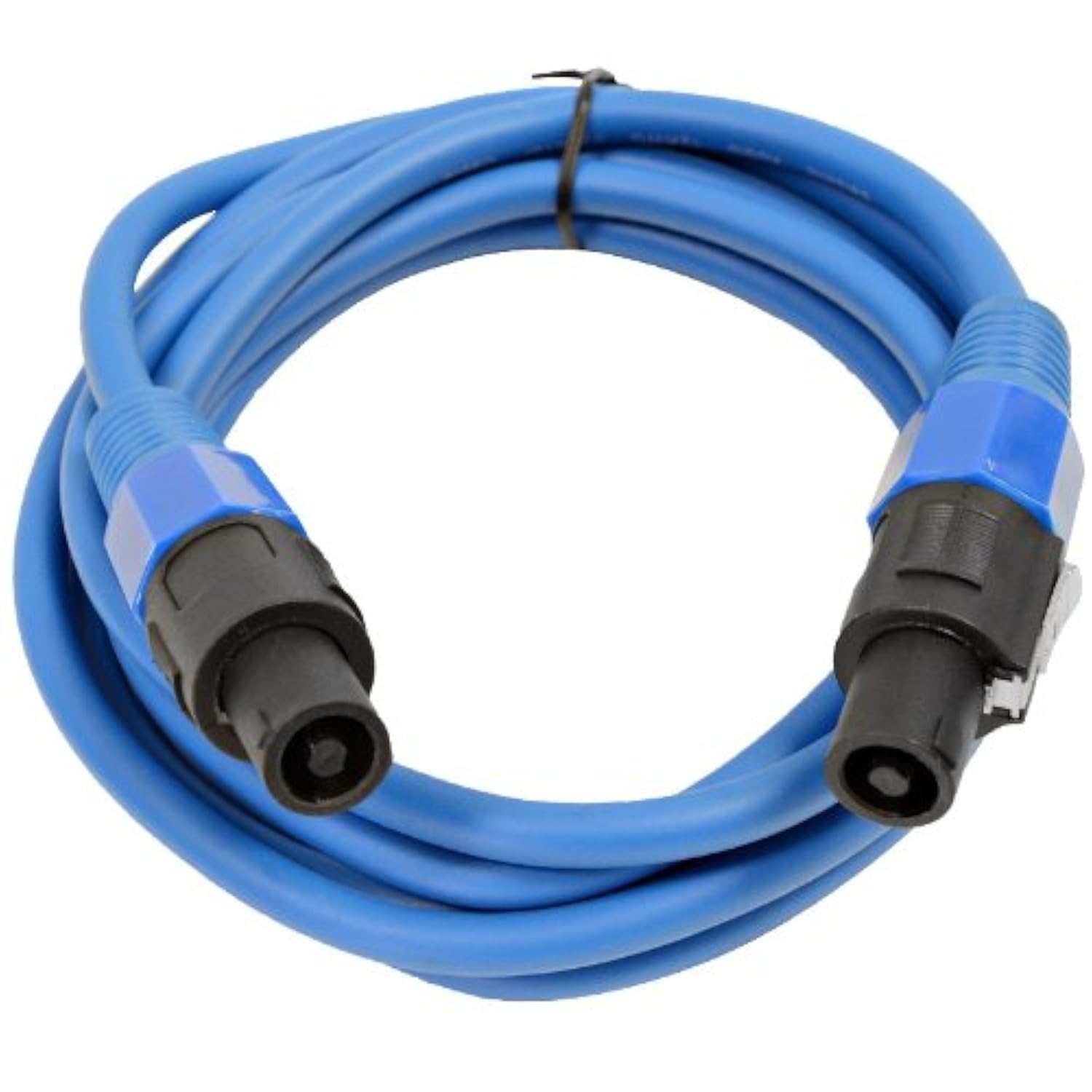 Seismic Audio - Tw12S10Blue - 12 Gauge 10 Foot Blue Speakon To Speakon Professional Speaker Cable - 12Awg 2 Conductor Speaker Ca
