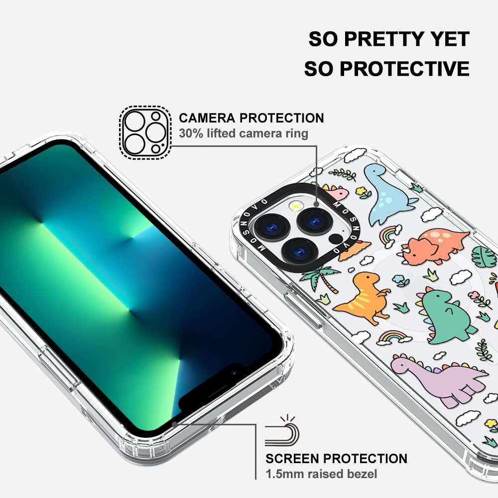 Mosnovo Compatible With Magsafe Designed For Iphone 13 Pro Case, [Buffertech 6.6 Ft Drop Impact] Shockproof Tpu Protective Bumpe