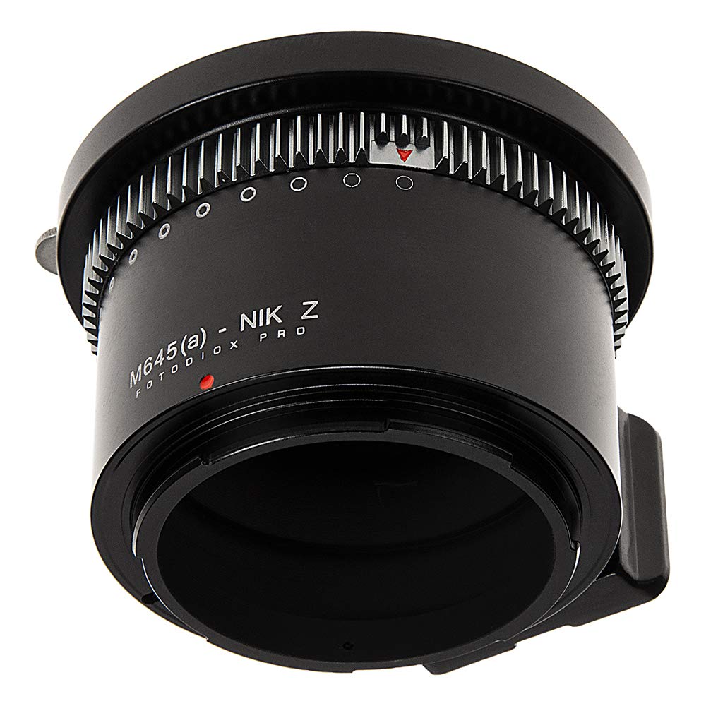 Fotodiox Pro Iris Lens Mount Adapter Compatible With Mamiya 645 Af/Af D Lenses To Nikon Z Mount Cameras