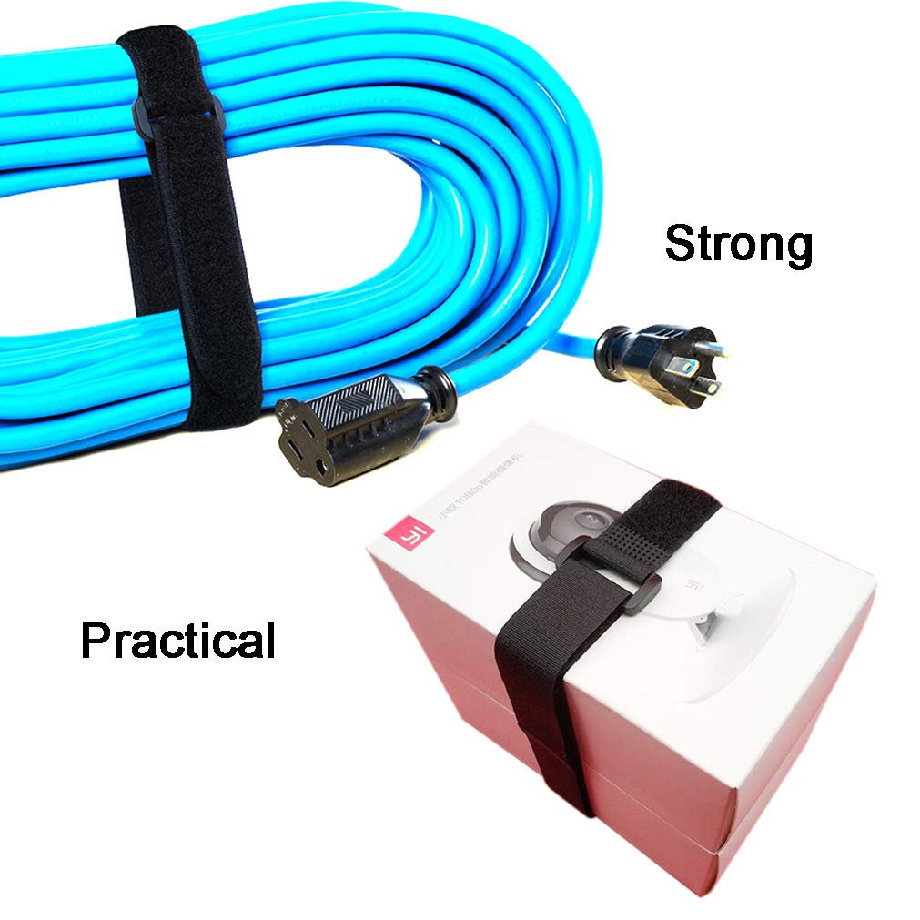 Uonika 36 Inch Cable Straps,12 Pcs Reusable Fastening Hook And Loop Utility Cable Ties Down Wraps Adjustable Cinch Straps