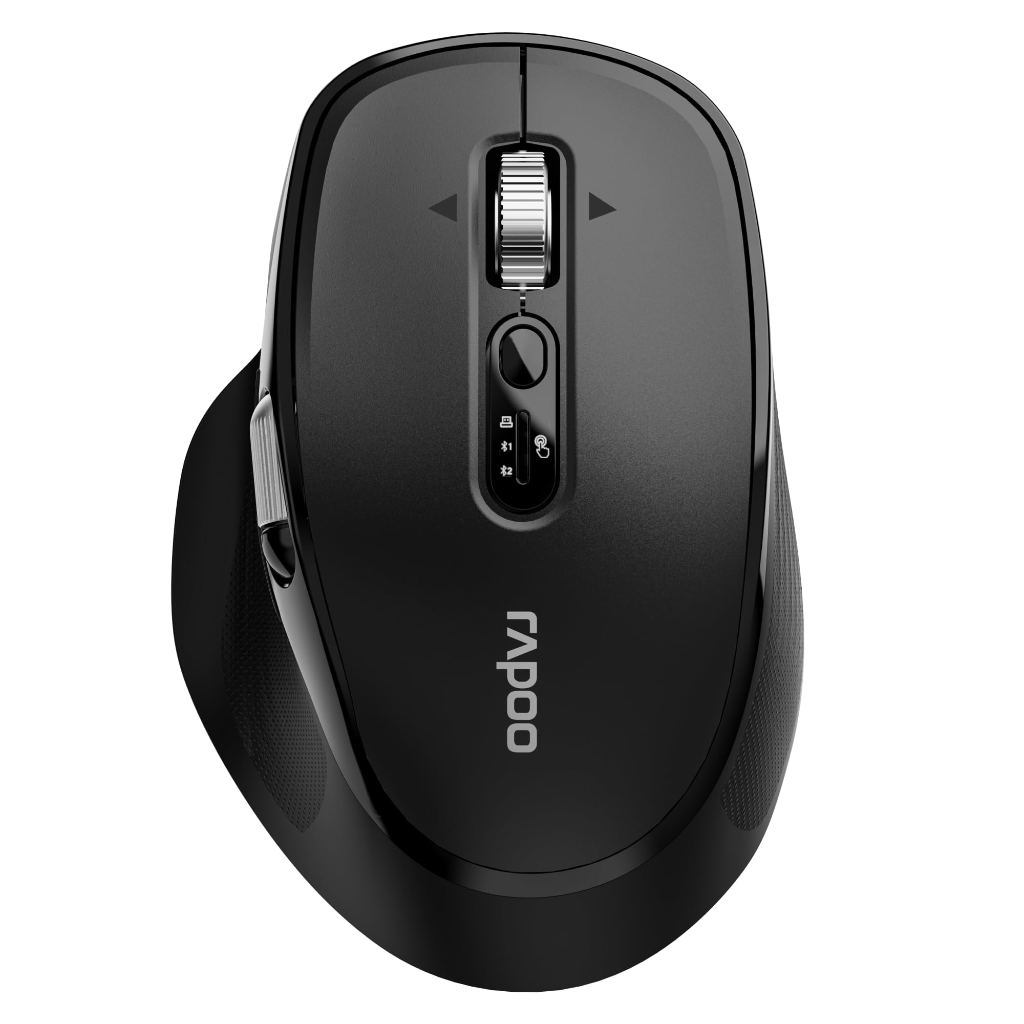 Rapoo M680 Wireless Mouse  for Small to Medium Hands, Bluetooth 5.0/4.0 + 2.4GHz TriMode MultiDevice Mouse, FreeSpin Scroll,