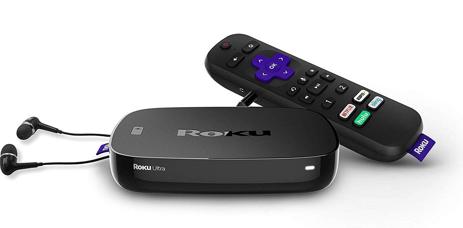 Roku 4670Rw Ultra 4K Hdr W/Premium Jbl Headphones Streaming Media Player