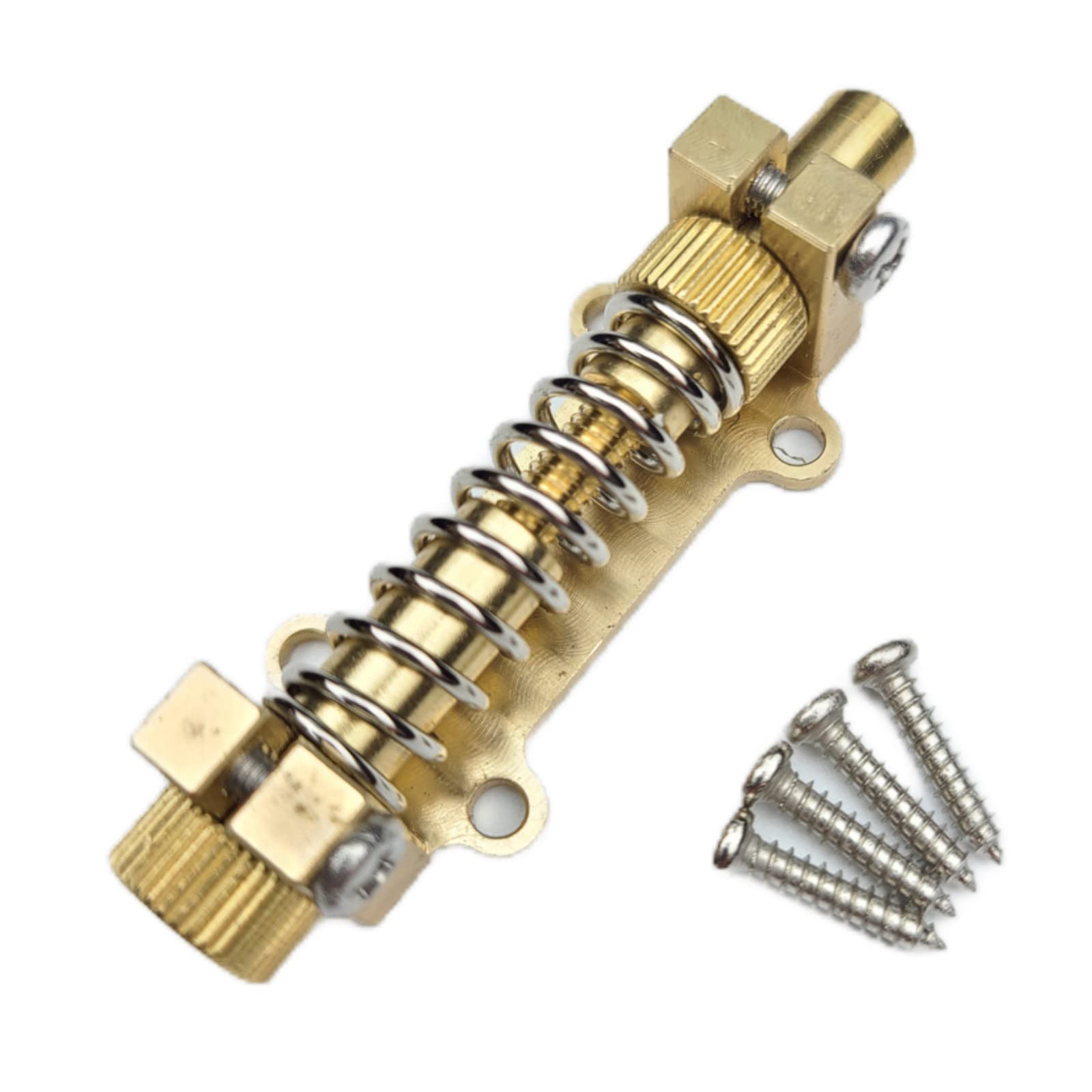 Kaynes Brass Guitar Tremolo Arming Adjuster Tremsetter Set Guitar Bridge Stopper Tremolo Stabilizer Stopper Kit