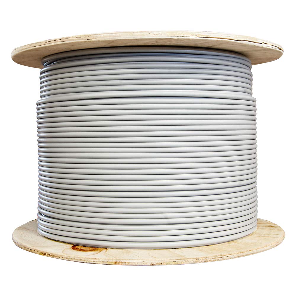 CableWholesale 1000 foot Bulk Shielded Cat6a Ethernet Cable, SFTP, Stranded Copper, Spool, 26AWG, 500Mhz, 10Gig Network Patch Ca
