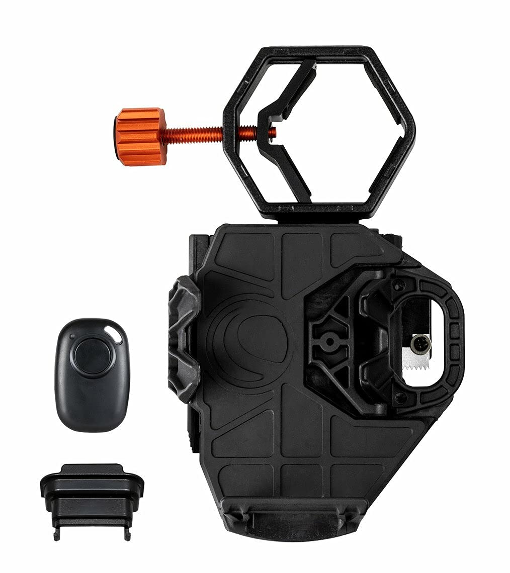 Celestron - NexGo DX Kit - Universal Smartphone Adapter - Digiscoping Smartphone Adapter - BONUS Bluetooth Shutter Release Remot