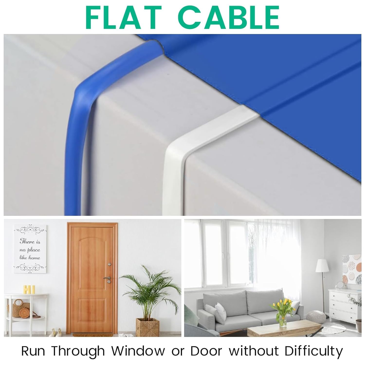 Yeaoi 3 Pack 10 Ft Cable For Wyze Cam Pan V3 Camera, Outdoor Power Adapter, 90 Degree Micro Usb Cord, White