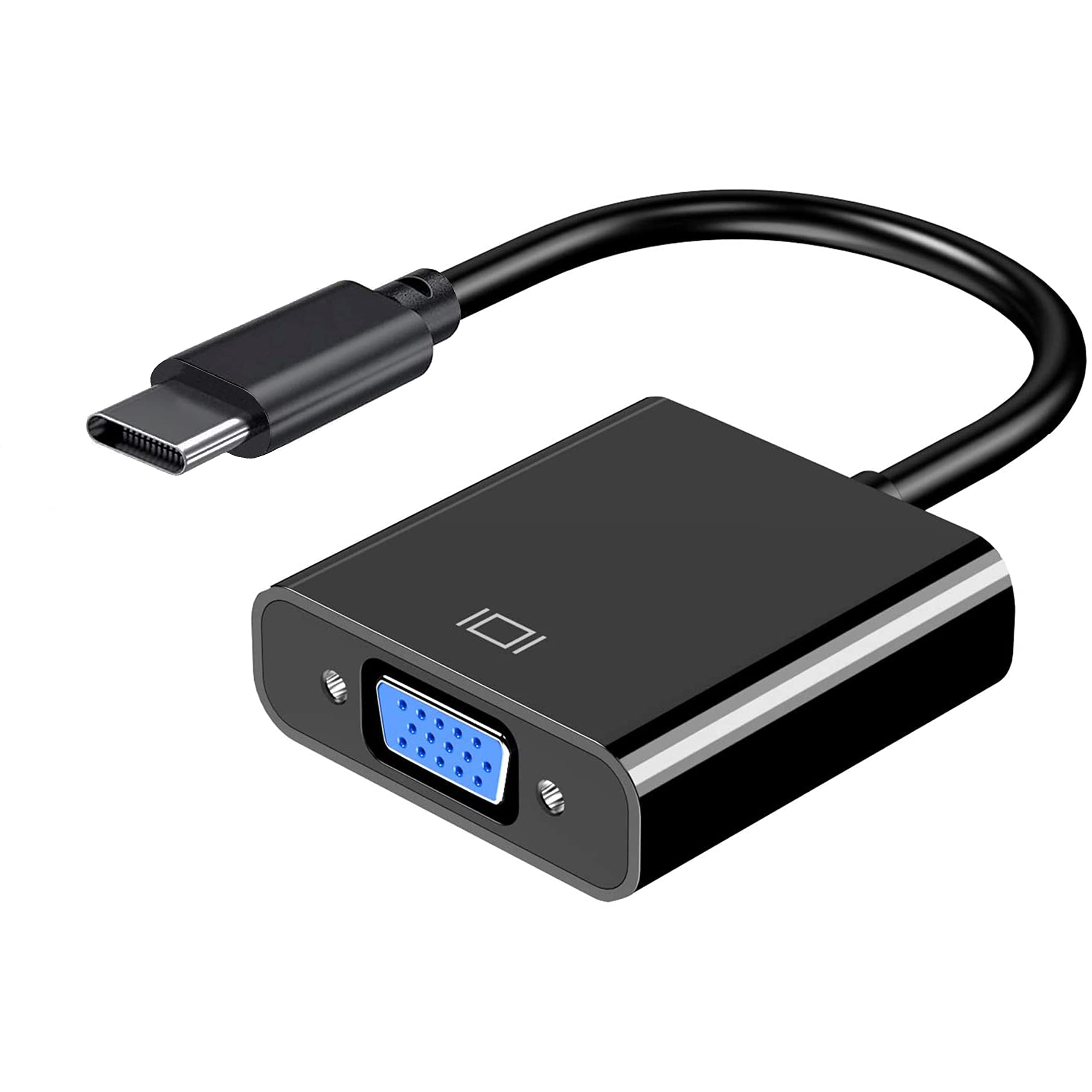 Kupoishe Usb C To Vga Adatper For Monitor, Thunderbolt 3 Multi Display Video Converter Cable For Macbook Pro Ipad Chromebook Sur