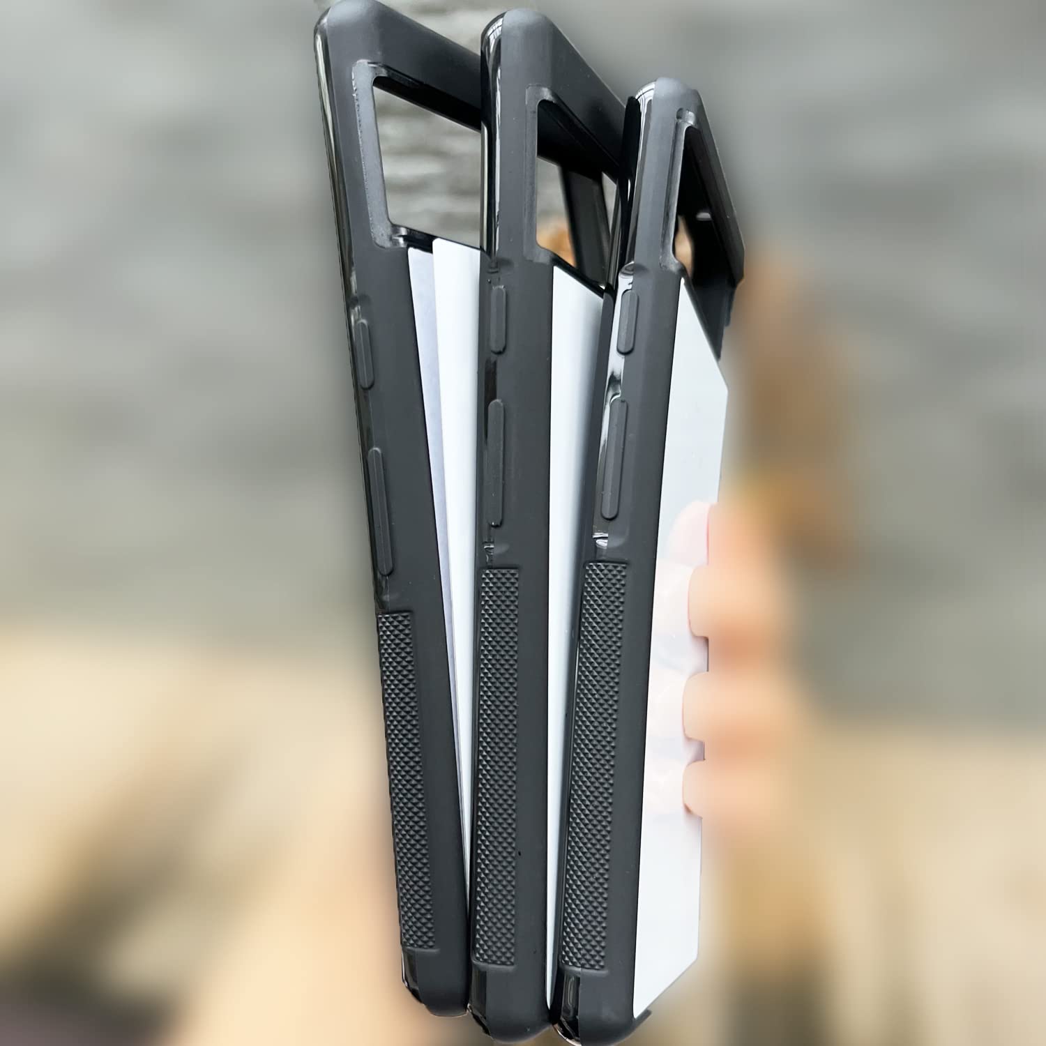 Justry 5Pcs Sublimation Blanks Phone Case Bulk Covers Compatible With Google Pixel 6 Pro (2021), Easy To Sublimate Diy Customize