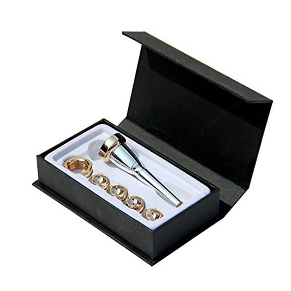 Likeit Musical Instrument Professional Brass Gold Silver Plated Bb And C Key Trumpet Mouthpiece 3C 2C 2B 3B Trumpet Part