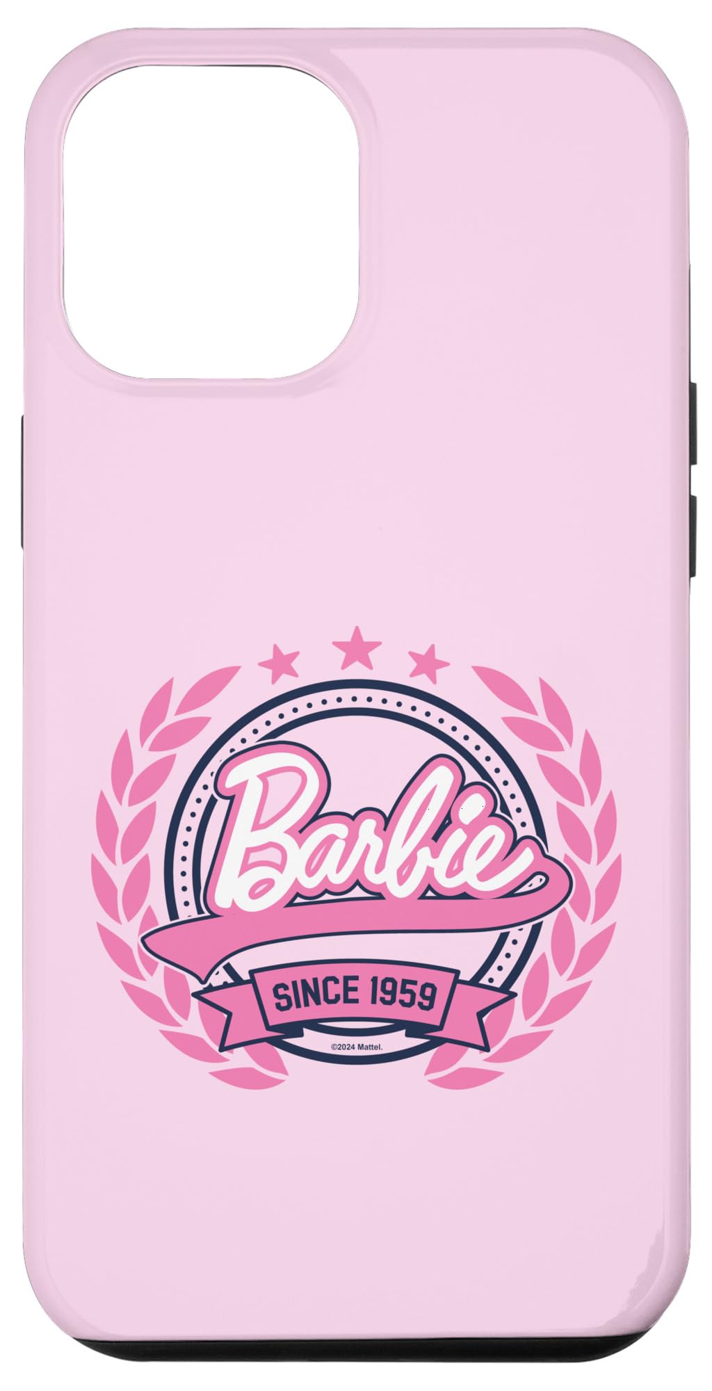 Iphone 12 Pro Max Barbie   Varsity Collegiate Seal Since 1959 Logo Case