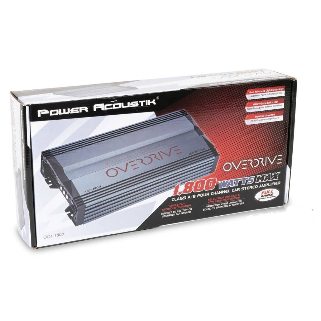 Power Acoustik 1800 Watt 4 Channel