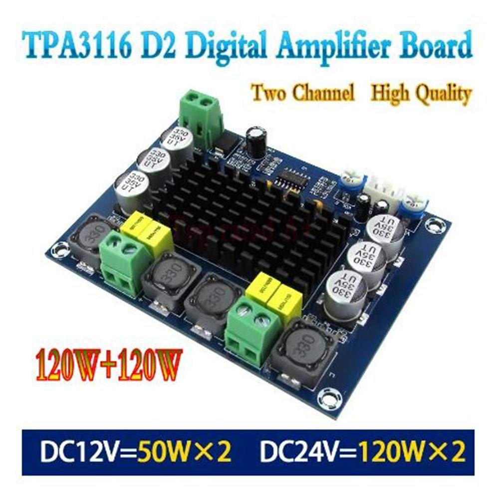 Aceirmc Tpa3116D2 Tpa3116 Xh M543 Dual Channel Stereo High Power Digital Audio Power Amplifier Board 120W+120W Diy Module