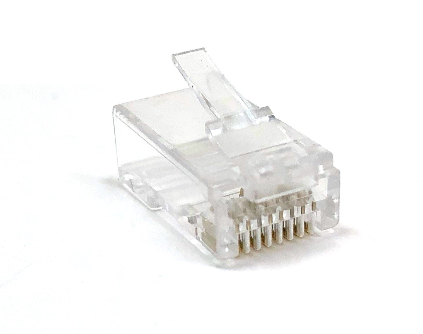 Micro Connectors, Inc. 100 Pack Cat6 Rj45 Modular Connector Plugs With Load Bar (C20 088L6 100)
