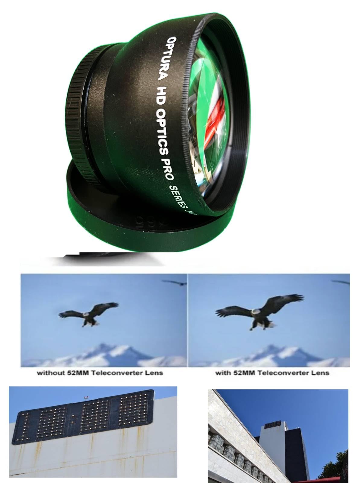 58Mm Optura Hd Optics 2.2X Telephoto Lens For Canon Rebel T3, T3I, T5, T5I, T6, T6I, T7I, Eos 80D, Eos 77D Cameras With Canon Ef