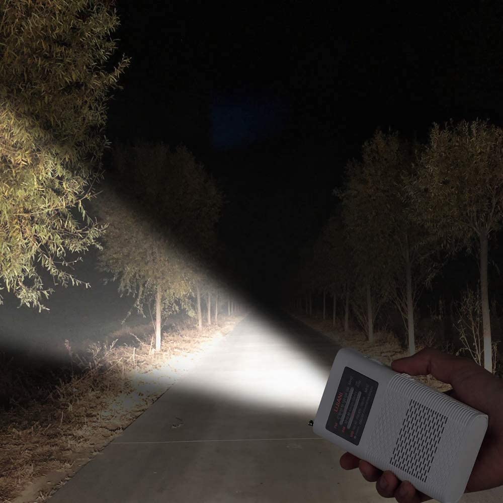 Noaa Weather Radio Portable Am Fm Transistor Battery Operated By1500Mah Battery With Strong Flashlight Emergency Sos Alarm Ultra