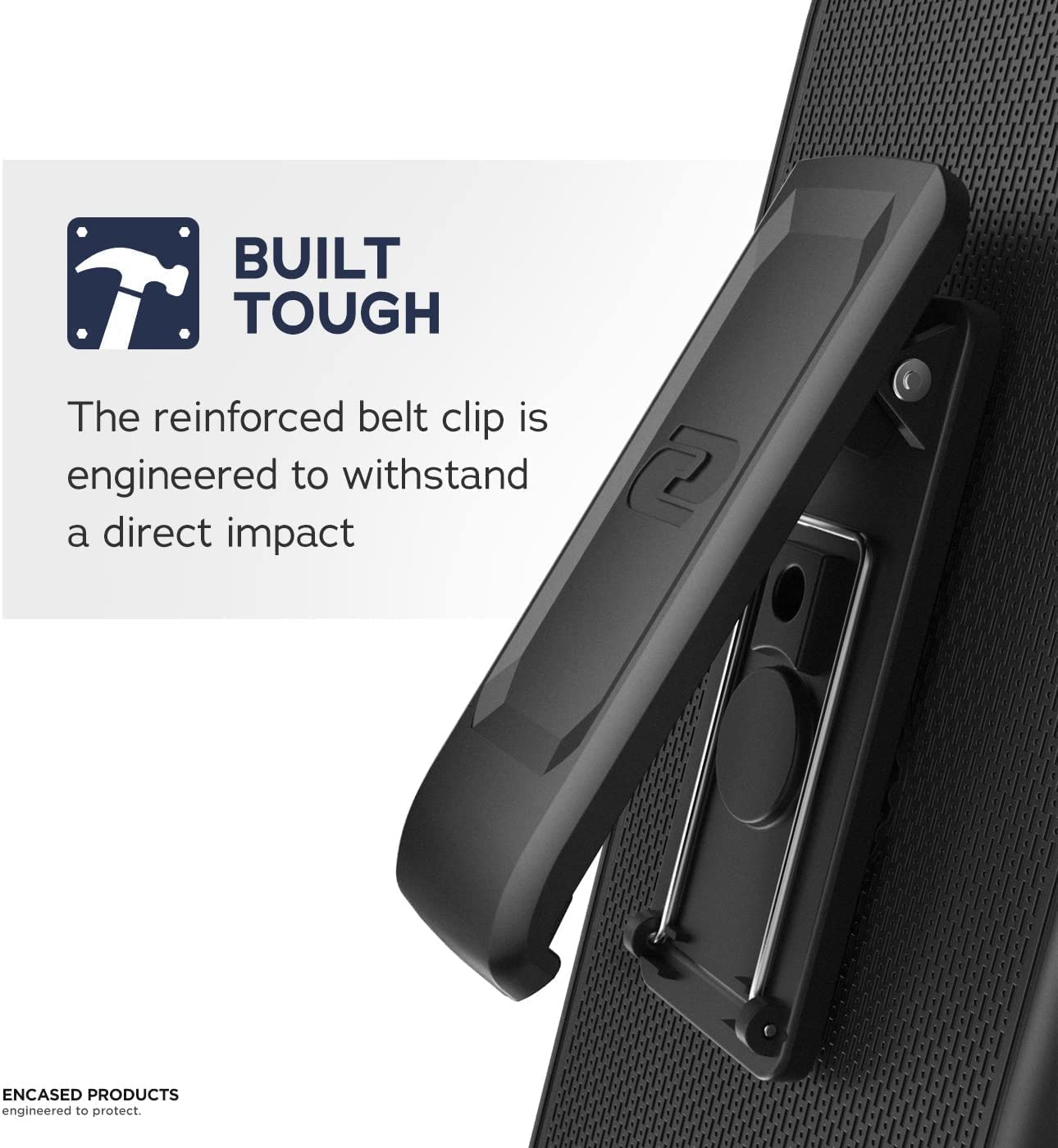 Encased Heavy Duty Holster For Sonim Xp5S Belt Clip (Clipmate Series)