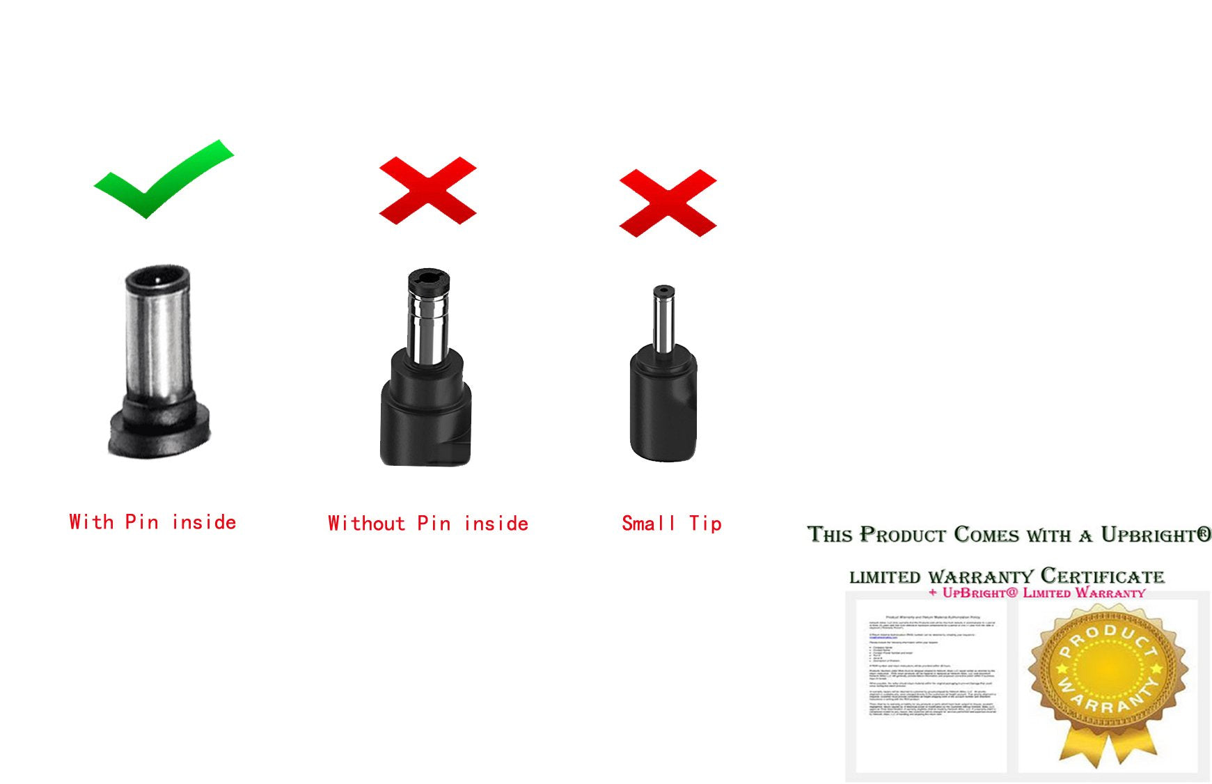 UPBRIGHT 12V 1.5A AC/DC Adapter for Casio WK-6500, WK-6600, PX-7, PX-3BK, Black Power Charger