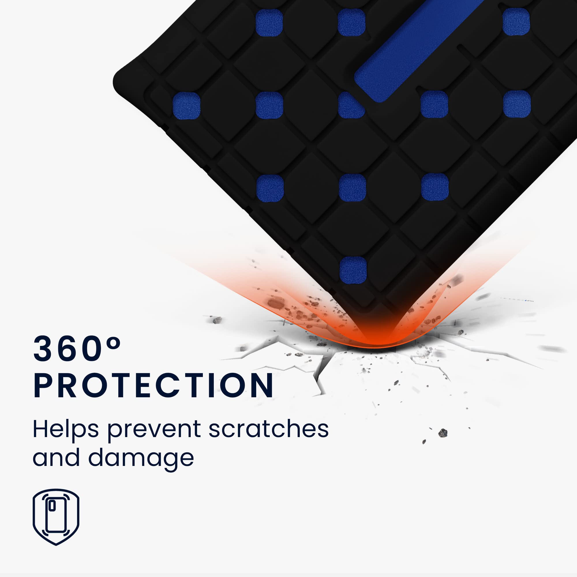 Kwmobile Silicone Case Compatible With Samsung T7 Portable Ssd   Case Protective Cover For Ssd Drive   Blue