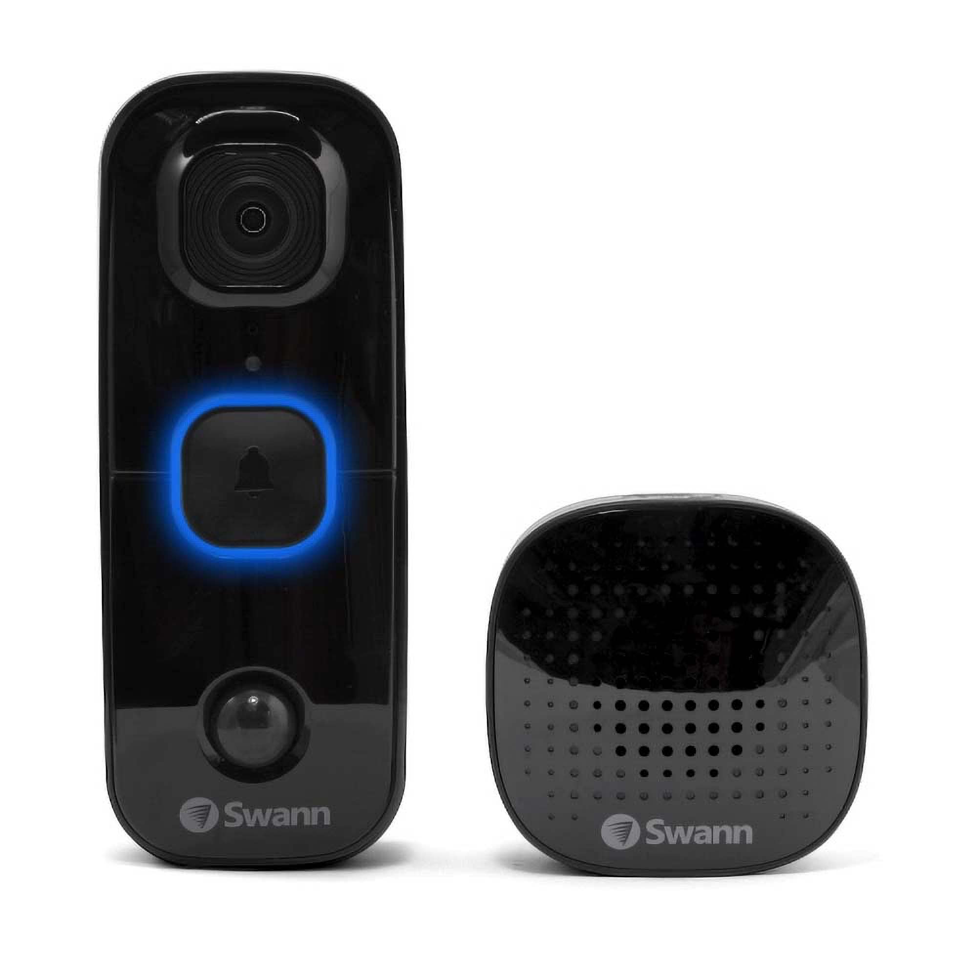 Swann Buddy Video Doorbell, 2 Piece Set