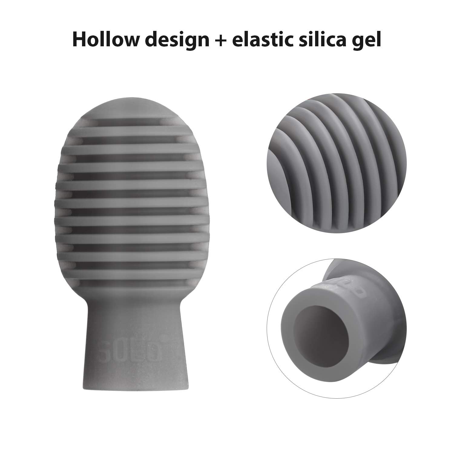 Frienda 8 Pieces Drum Stick Silent Tip Drum Quiet Sticks Mute Dampener Accessory Rubber Practice Percussion Tips Replacement Pra