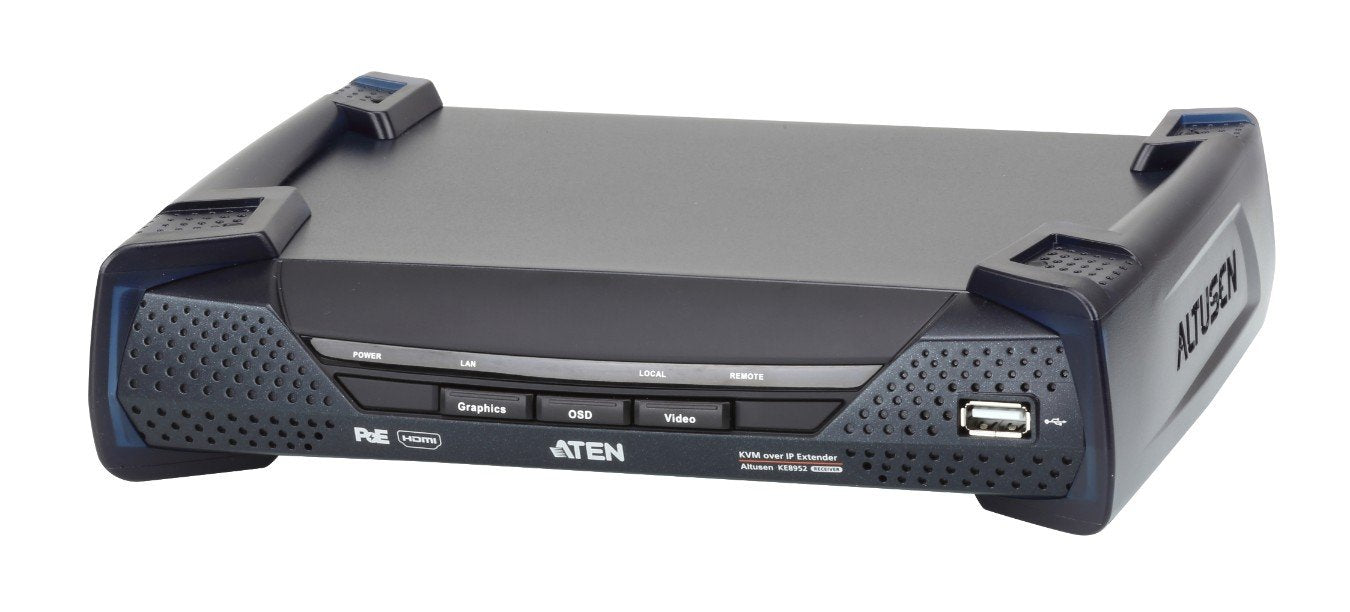4K Hdmi Kvm Over Ip W/ Poe Receiver Unit