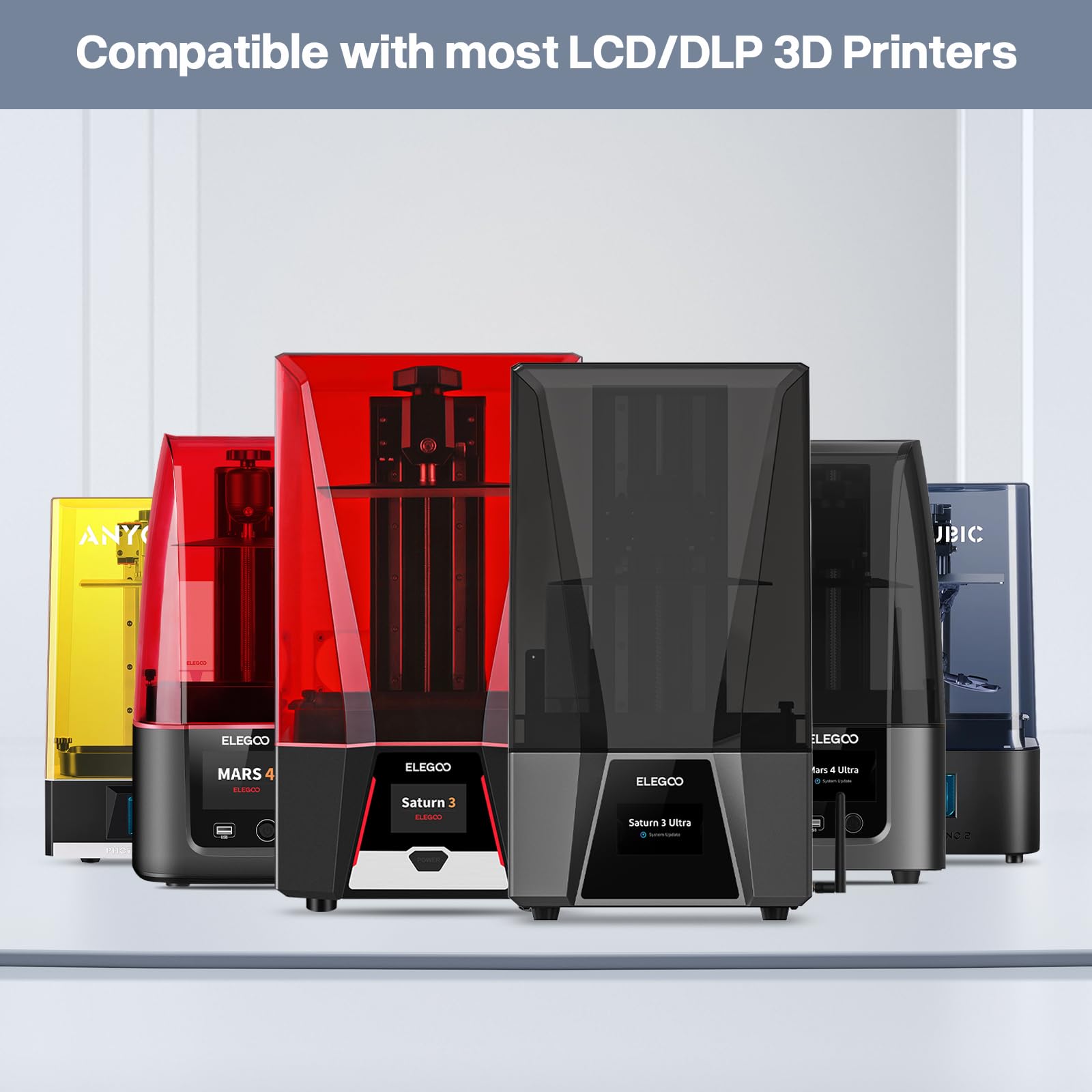 Elegoo Upgraded Abs Like Resin 3.0, 405Nm Uv-Curing 3D Printer Resin With Higher Precision And Lower Shrinkage, Enhanced Strengt