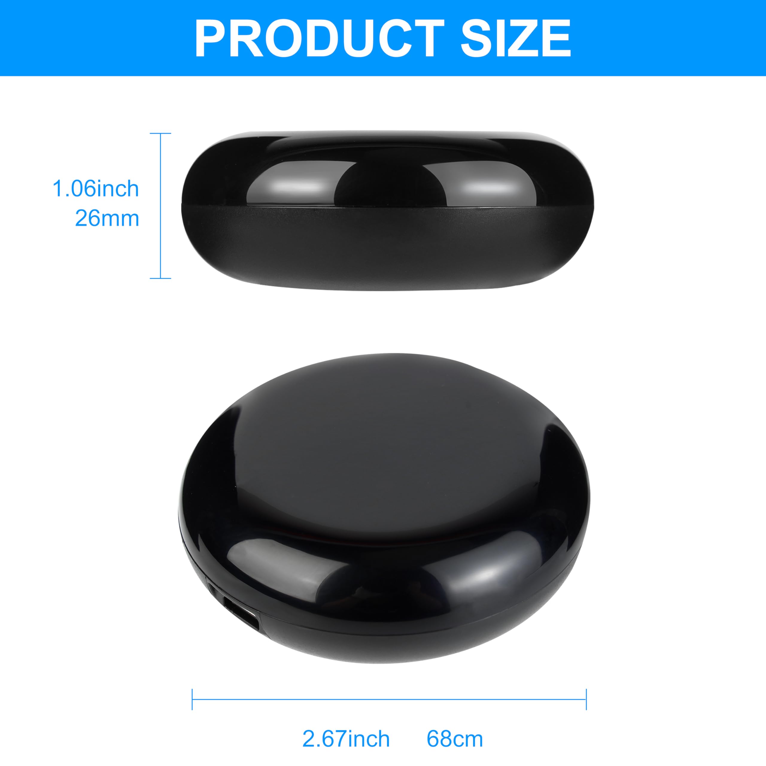 Ujv 2022 Wifi All In One Control Hub,Remote Blaster,Universal Infrared Gateway,For Smart Life/Tuya Smart Ufo Shape Remoter For T