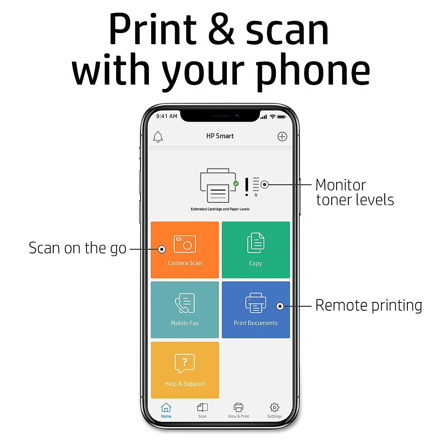 Hp Color Laserjet Pro M182Nw Wireless All-In-One Laser Printer, Remote Mobile Print, Scan & Copy, Works With Alexa (7Kw55A), Whi