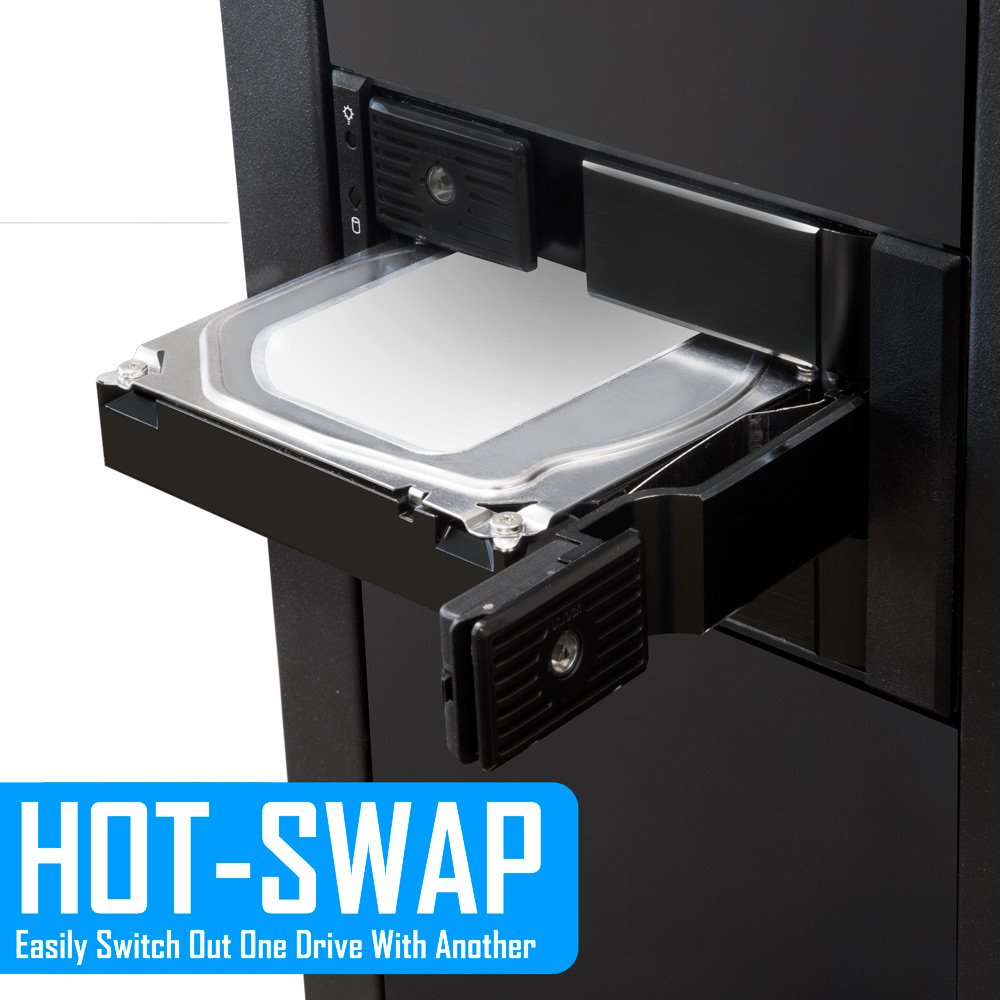 Kingwin Hard Drive Enclosure For Computer Pc Case Internal 3 Bay Hot Swap For 3.5    Hdd Ssd, Sata Backplane Aluminum Trayless M