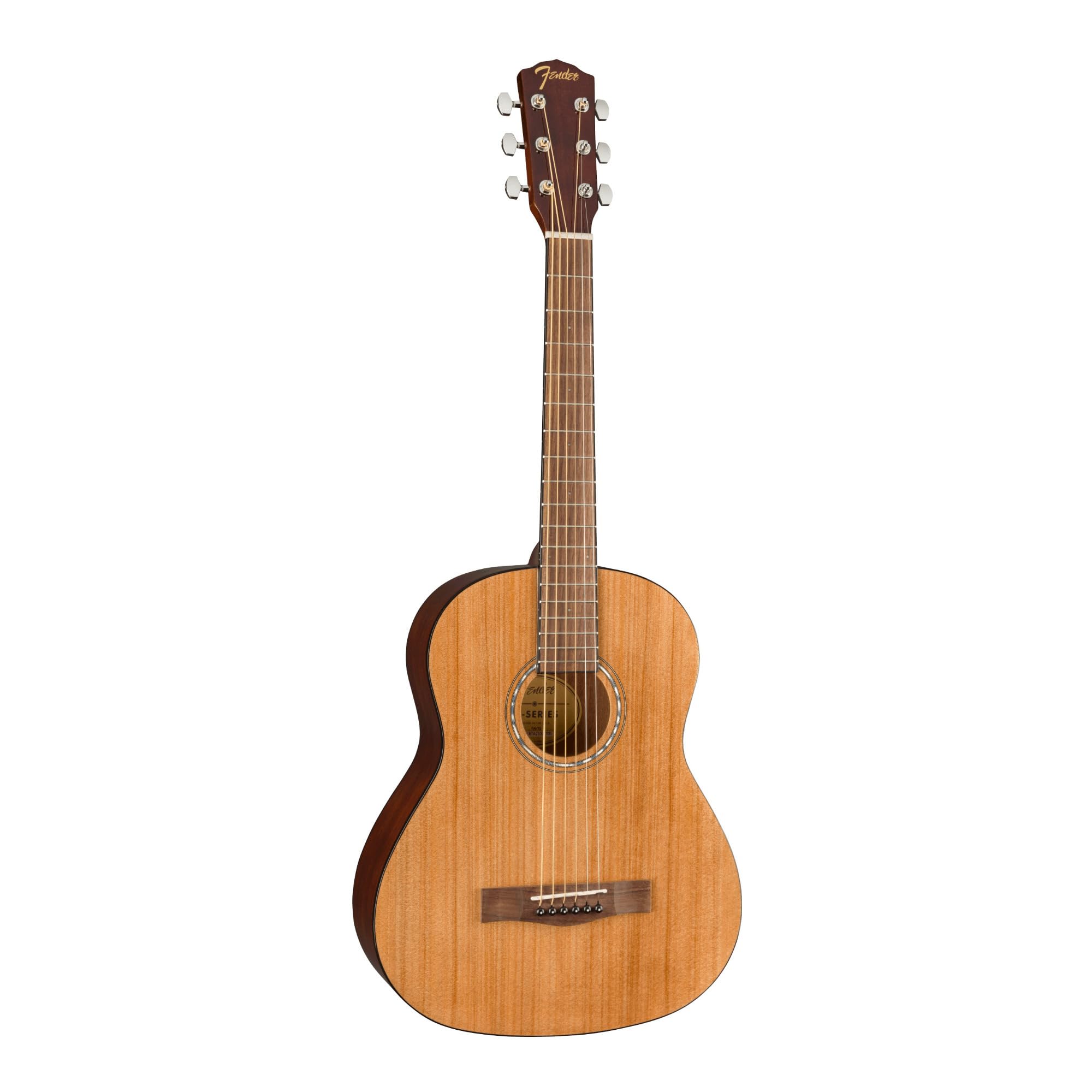Fender Fa-15 3/4 Scale Steel String Acoustic Guitar, With 2-Year Warranty, Natural, With Gig Bag