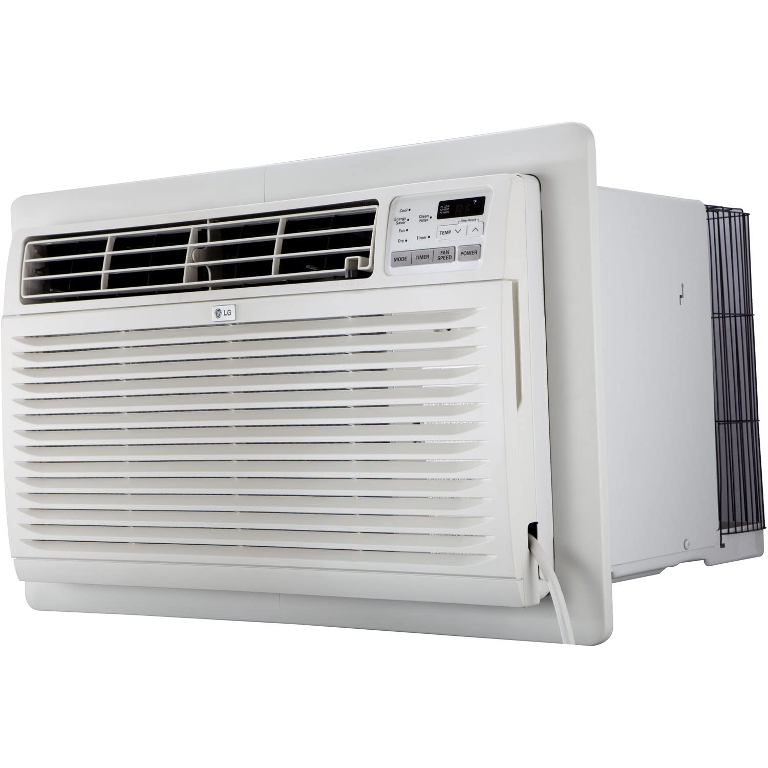 Lg 7,800 Btu Through The Wall Air Conditioner, 115V, Ac Wall Unit For Rooms Up To 330 Sq. Ft., Perfect For Bedroom Or Office, Wa