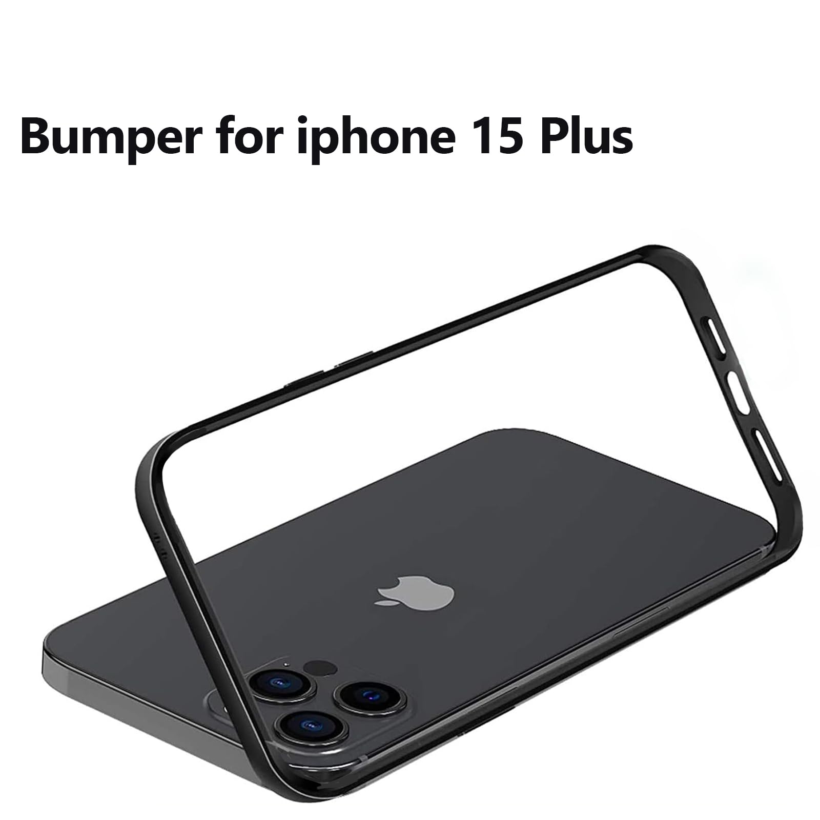 Tocol For Iphone 15 Bumper, Military Grade Drop Tested Slim Bumper For Iphone 15, Light Blue