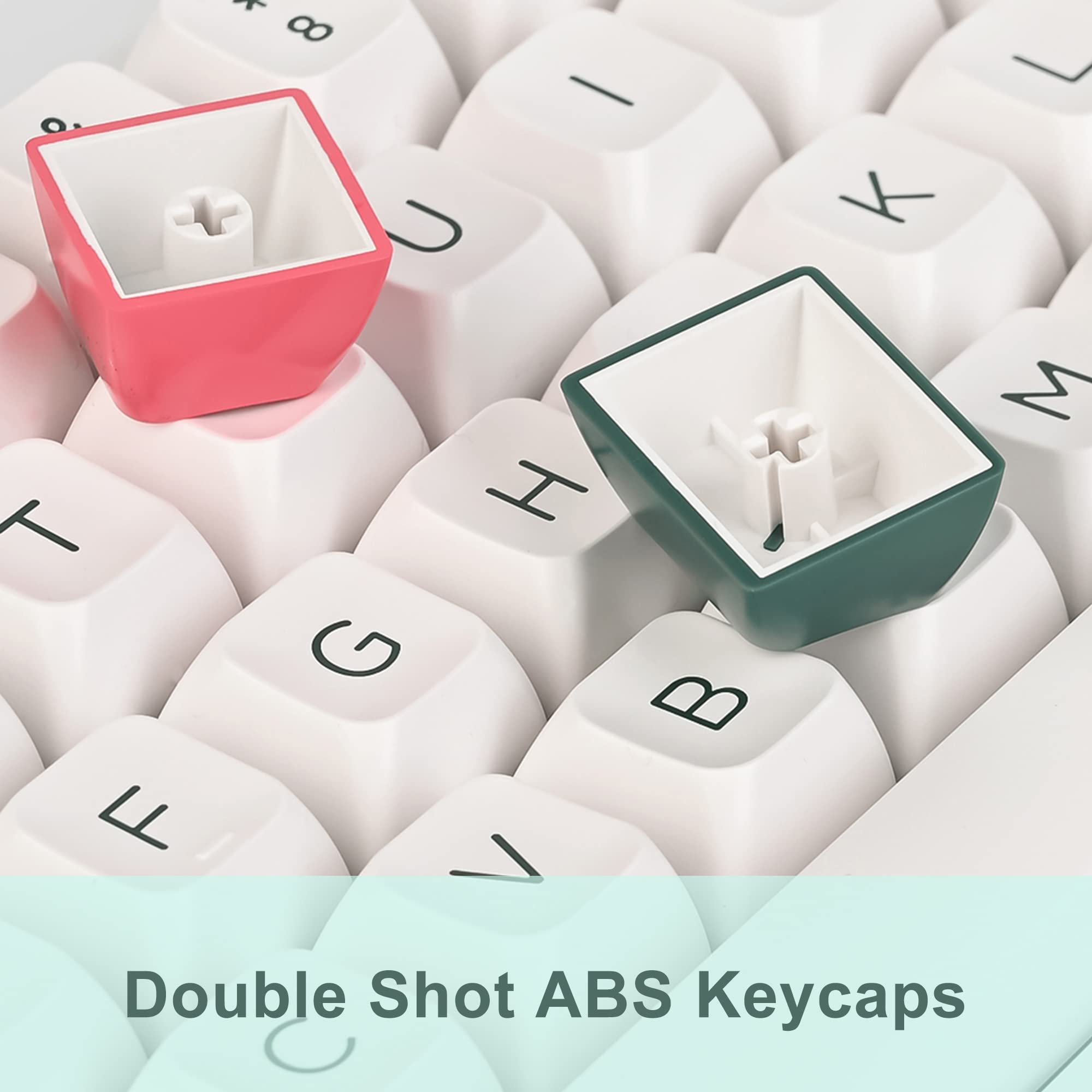 Fogruaden Custom Keycaps, Keycaps 60 Percent, 150 Keycap Set, Asa Profile Abs Double Shot Keycaps For Cherry Gateron Mx Switches