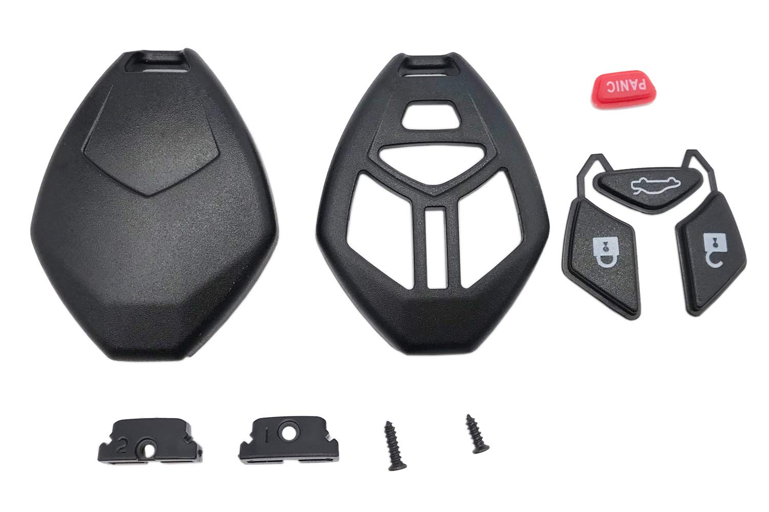 Keyless Entry Replacement Key Fob Cover Case Fits For Mitsubishi Lancer Outlander 2007 2012 2006 2007 Eclipse 2006 2007 Galant E