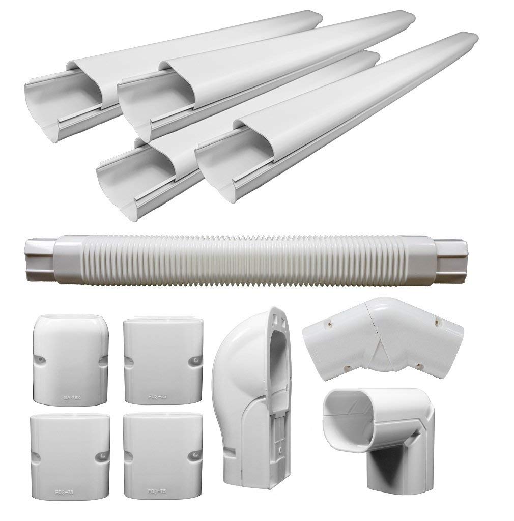 Pioneer Decorative Pvc Slim Line Cover Kit For Mini Split Air Conditioners And Heat Pumps