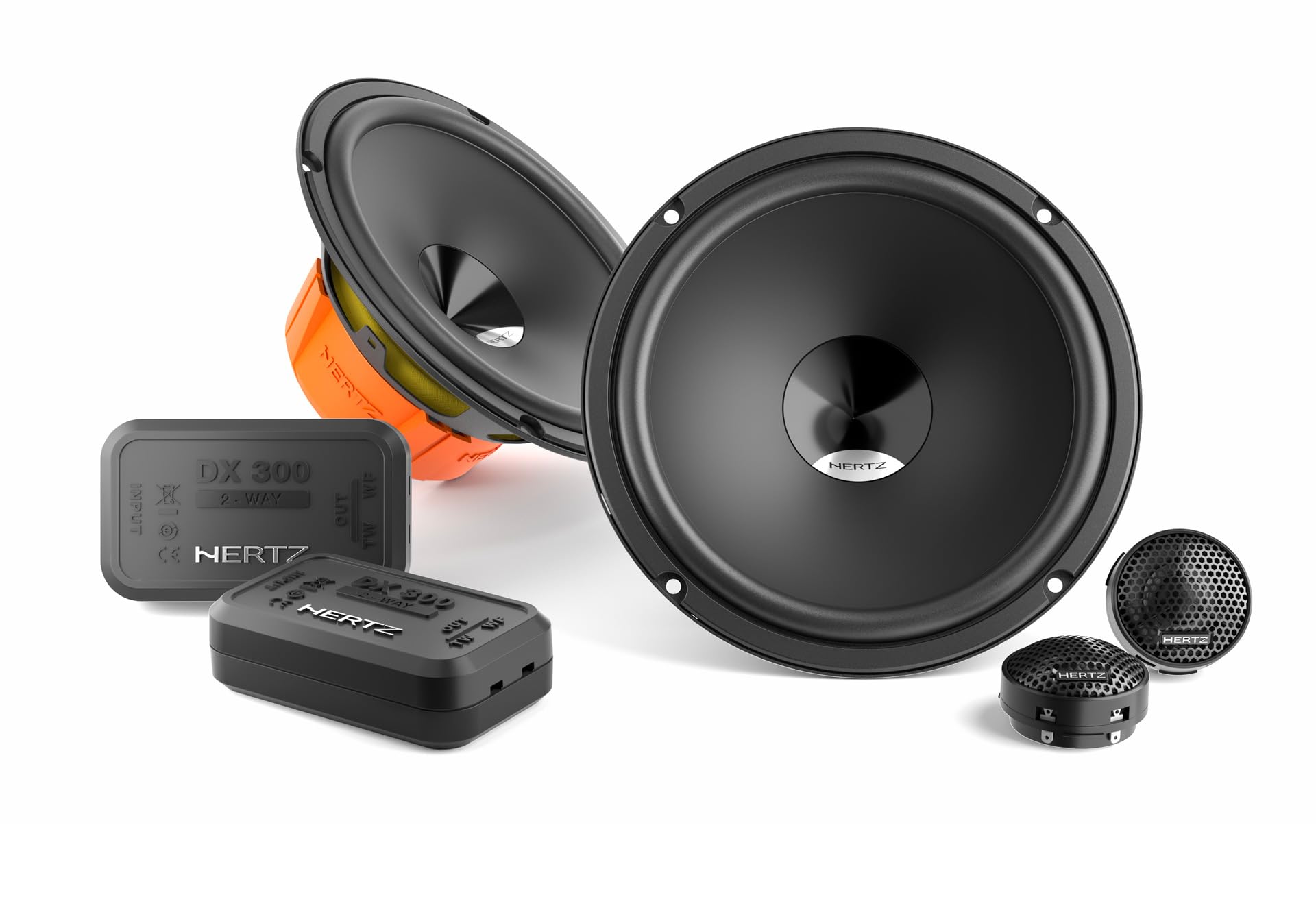 Hertz Dieci Series Dsk 1653 Component Speaker Kit 6.5' 2 Way: Dv 165.3 + Dt 24.3 + Dx 300 + Grilles