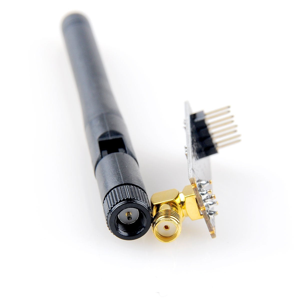 Makerfocus 3Pcs Nrf24L01+Pa+Lna Wireless Transceiver Rf Transceiver Module 2.4G 1100M With Antenna And 3Pcs Nrf24L01+ Breakout A